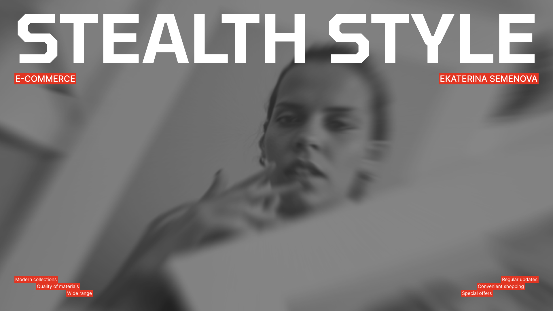 STEALTH STYLE | Online store — Изображение №1 — Интерфейсы на Dprofile