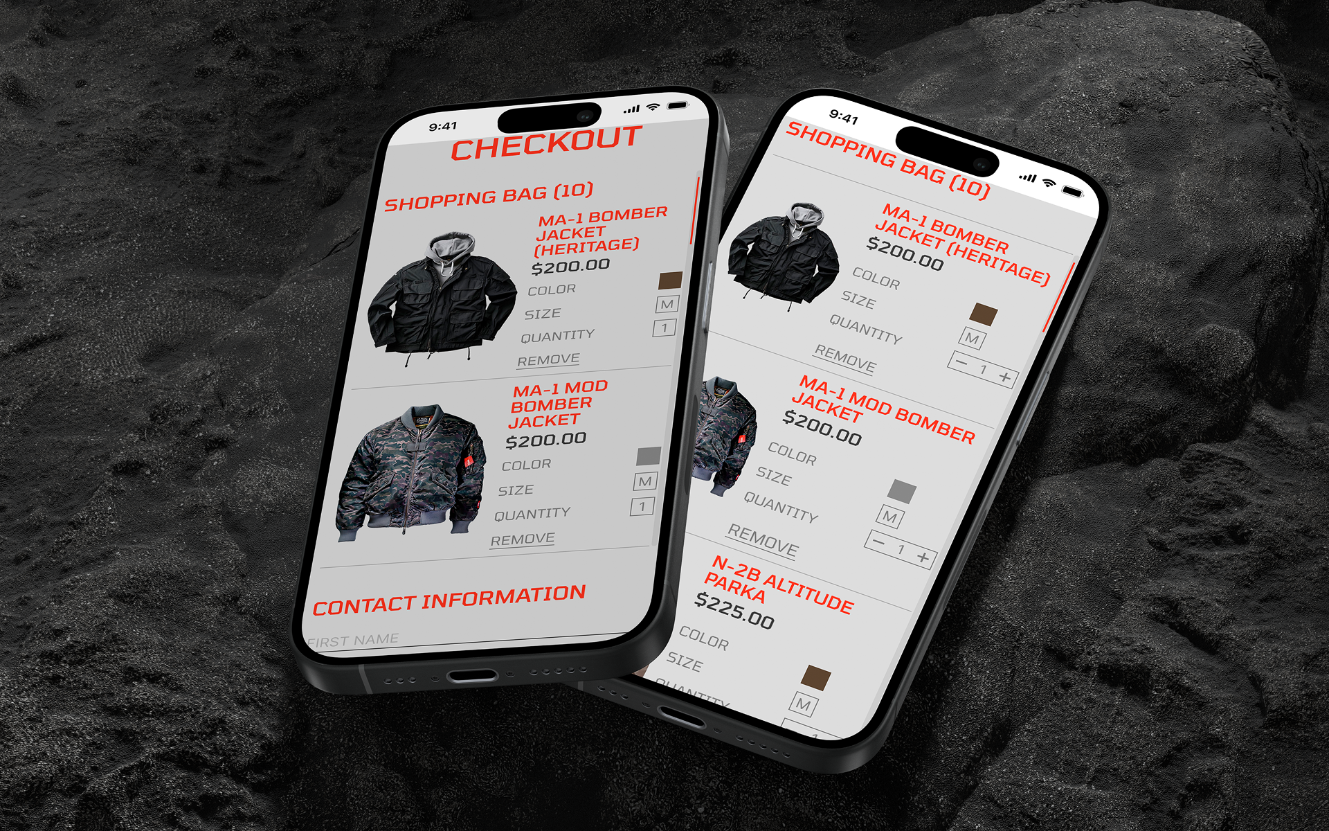 STEALTH STYLE | Online store — Изображение №11 — Интерфейсы на Dprofile