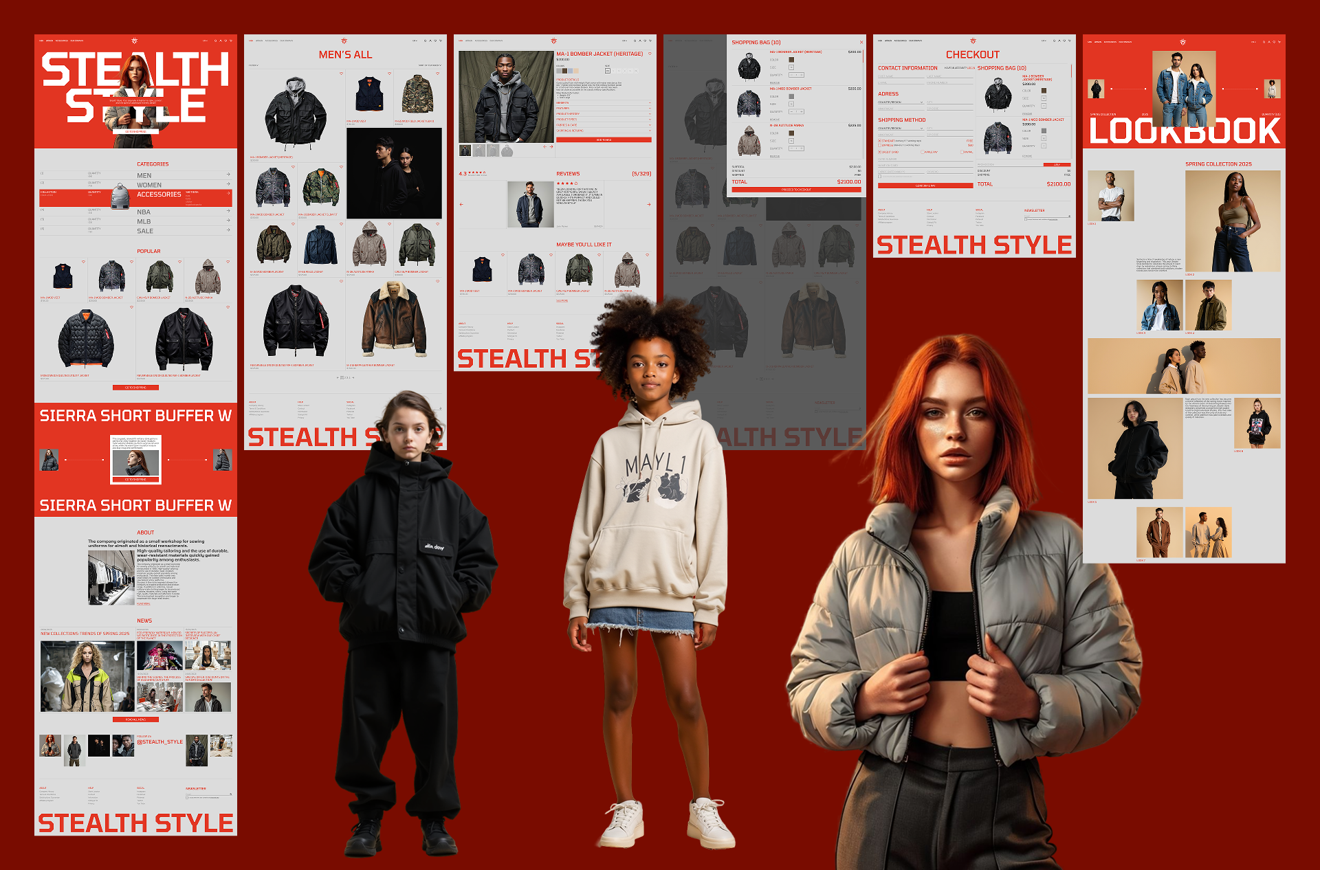 STEALTH STYLE | Online store — Изображение №14 — Интерфейсы на Dprofile