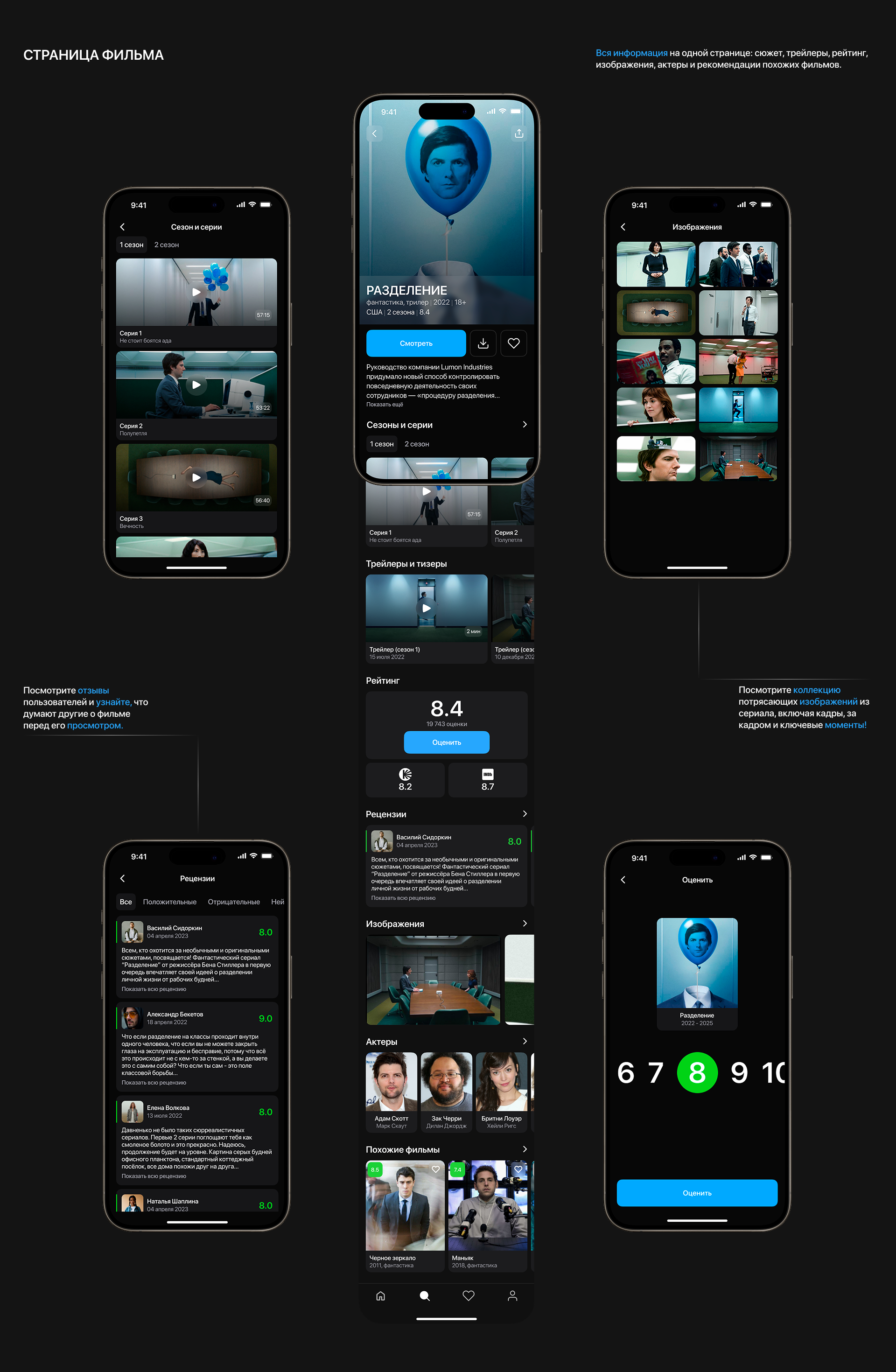 FILM FARE | Mobile app — Изображение №12 — Интерфейсы на Dprofile