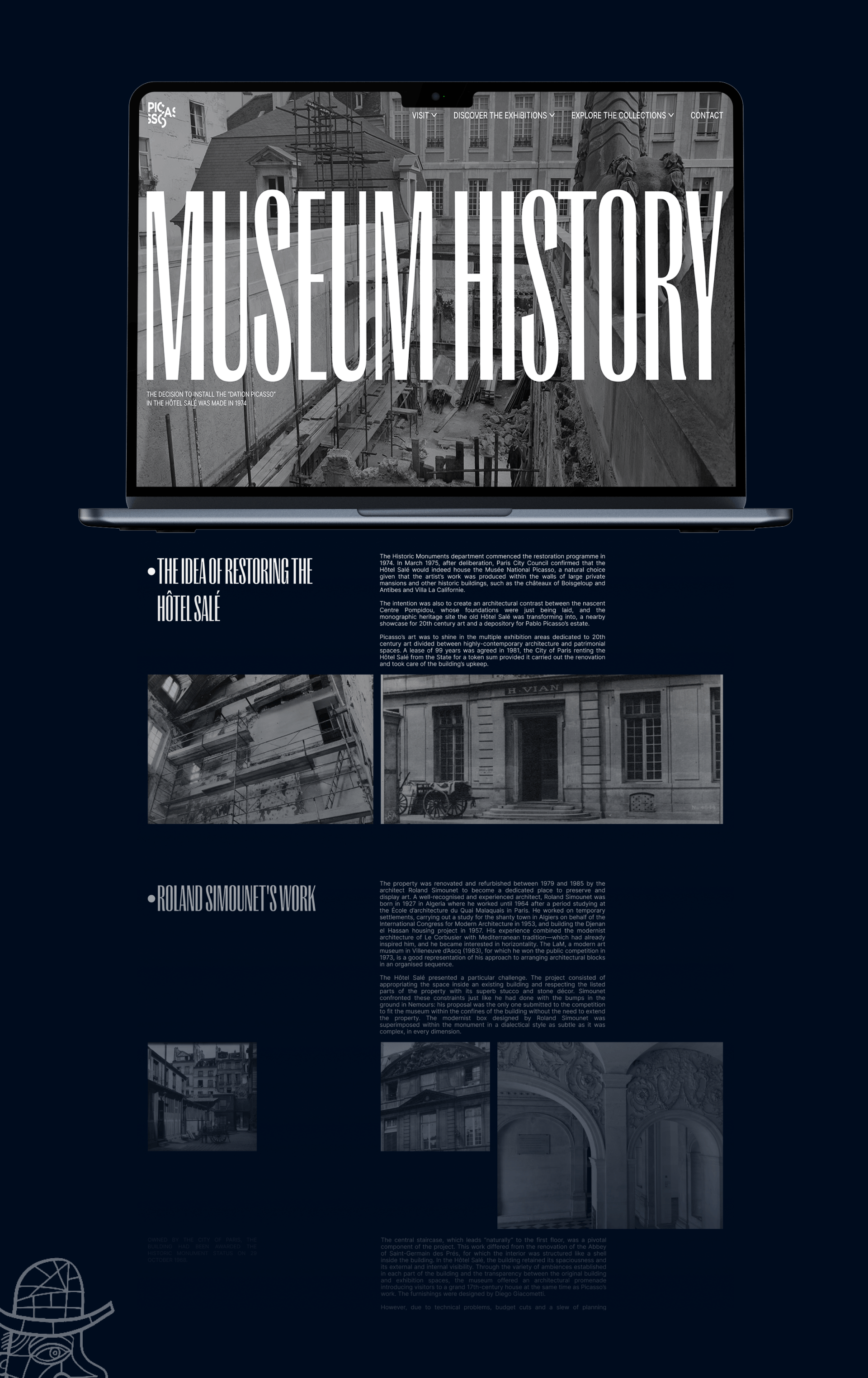 MUSEUM PICASSO-PARIS | Corporate website redesign — Изображение №12 — Интерфейсы, Брендинг на Dprofile