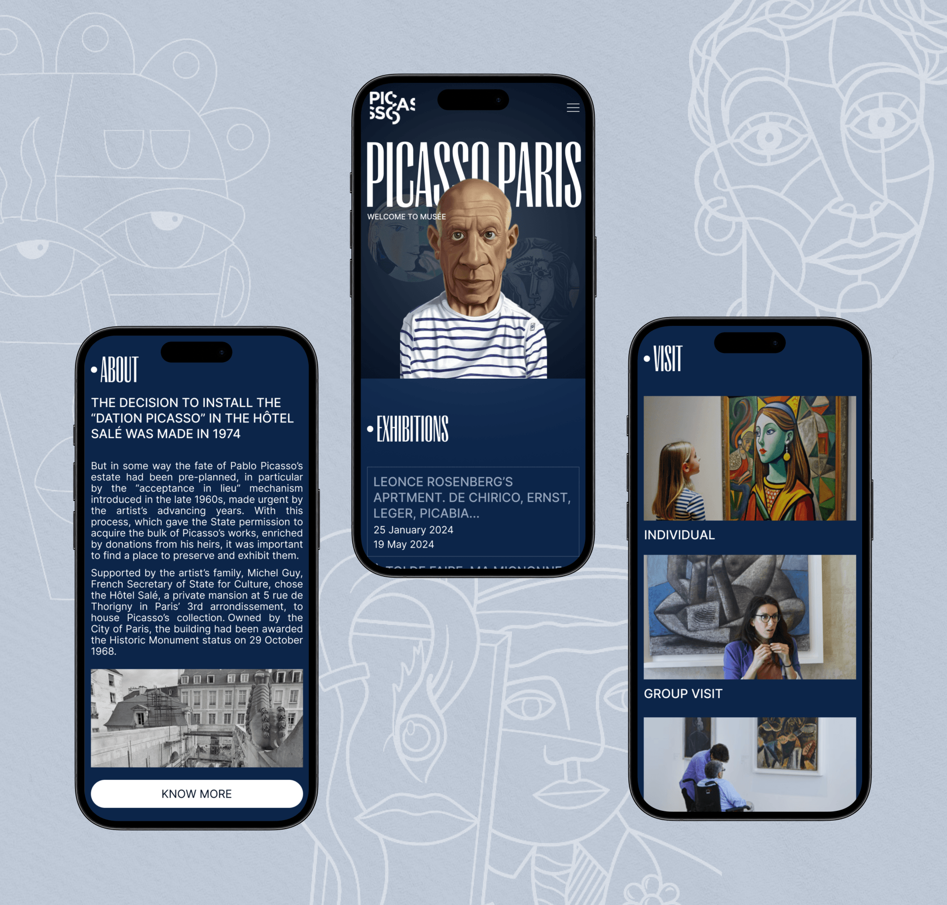 MUSEUM PICASSO-PARIS | Corporate website redesign — Изображение №5 — Интерфейсы, Брендинг на Dprofile
