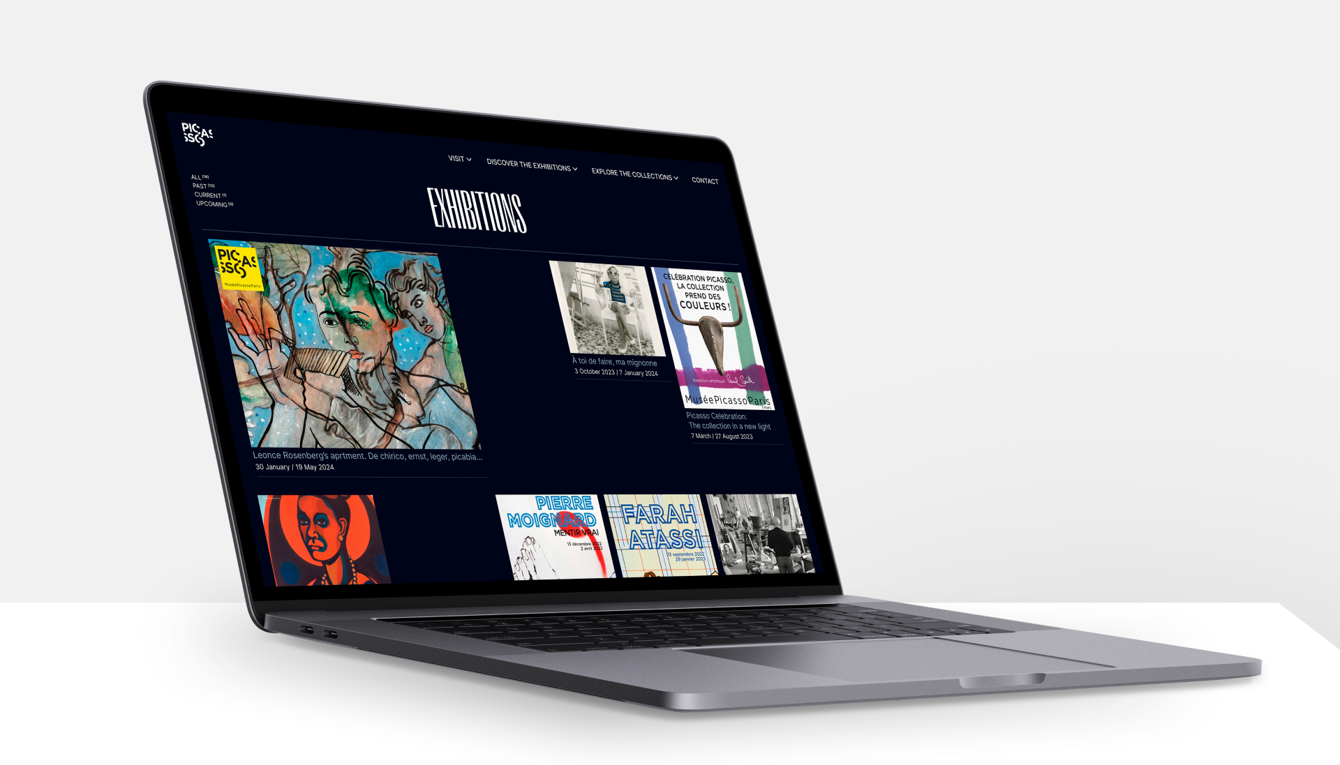 MUSEUM PICASSO-PARIS | Corporate website redesign — Изображение №8 — Интерфейсы, Брендинг на Dprofile