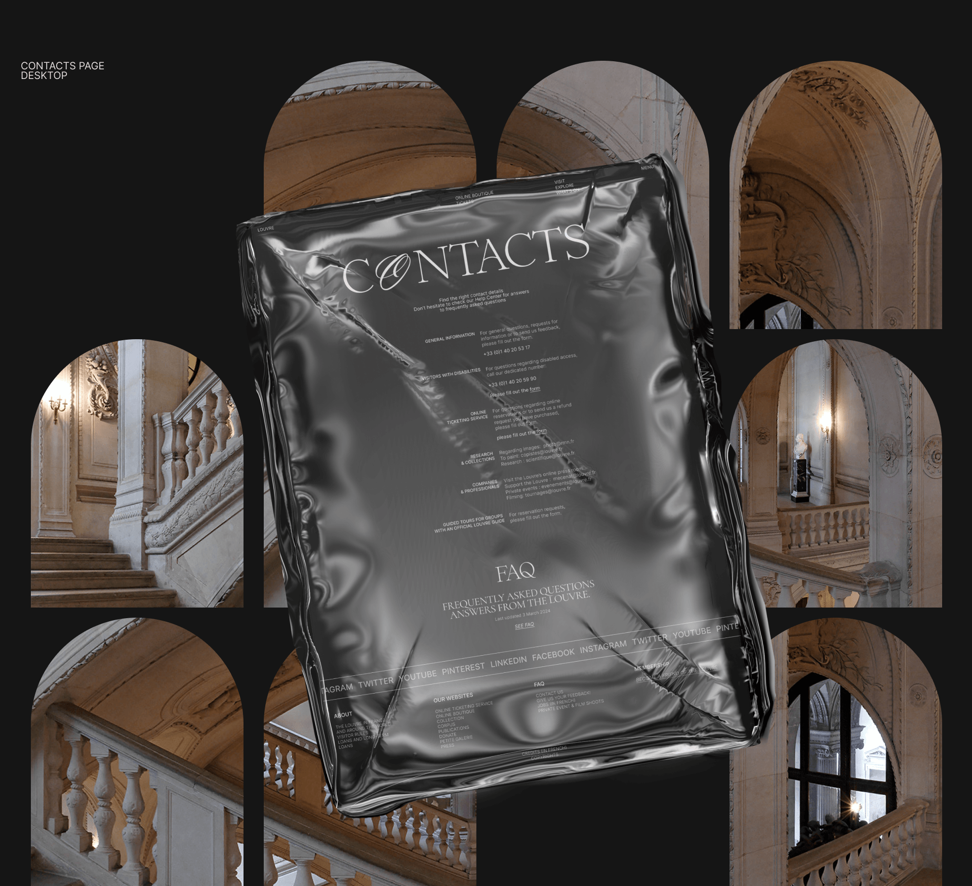 The Louvre | Website Redesign — Изображение №10 — Интерфейсы на Dprofile
