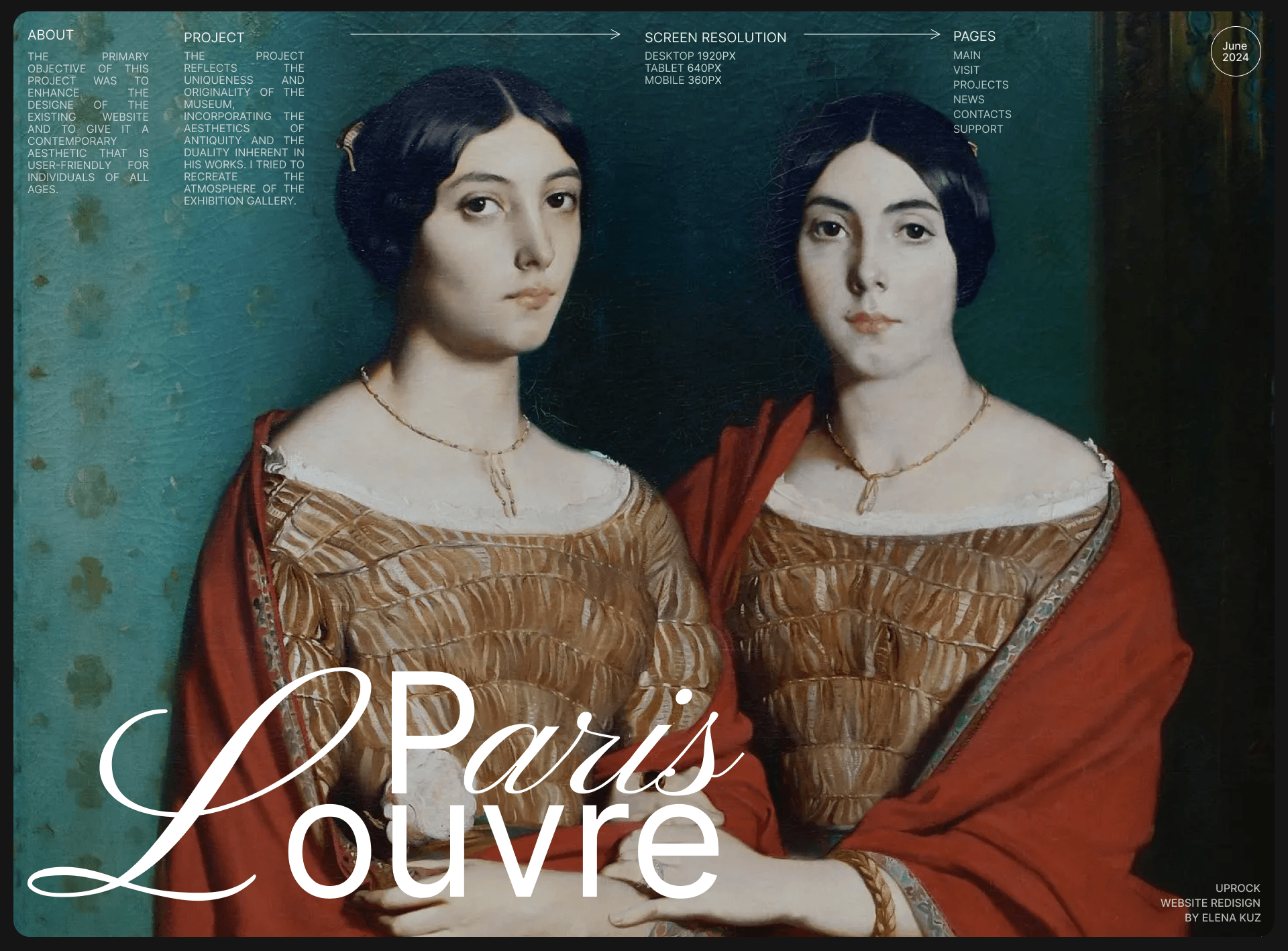 The Louvre | Website Redesign — Изображение №1 — Интерфейсы на Dprofile