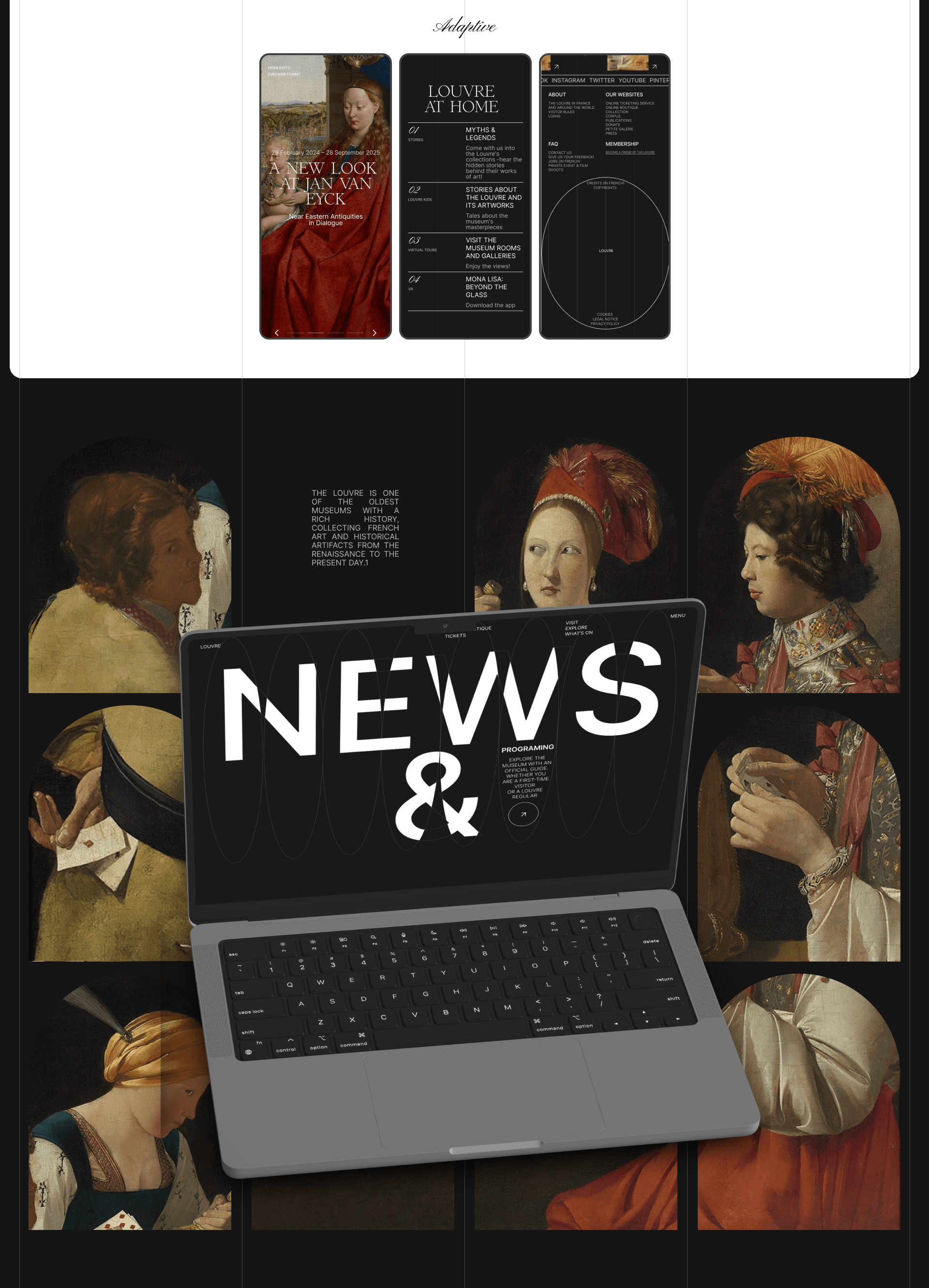 The Louvre | Website Redesign — Изображение №2 — Интерфейсы на Dprofile