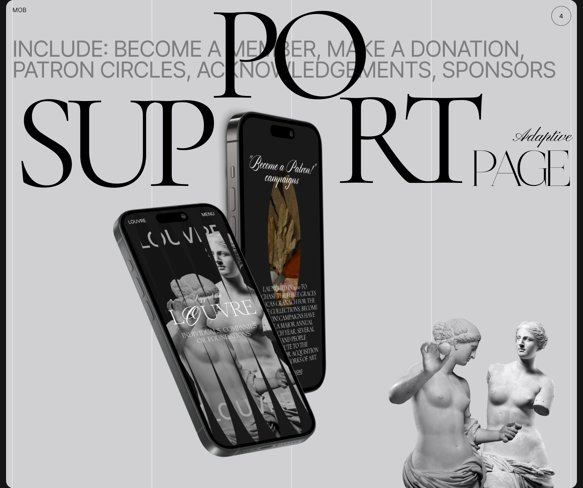 The Louvre | Website Redesign — Изображение №7 — Интерфейсы на Dprofile
