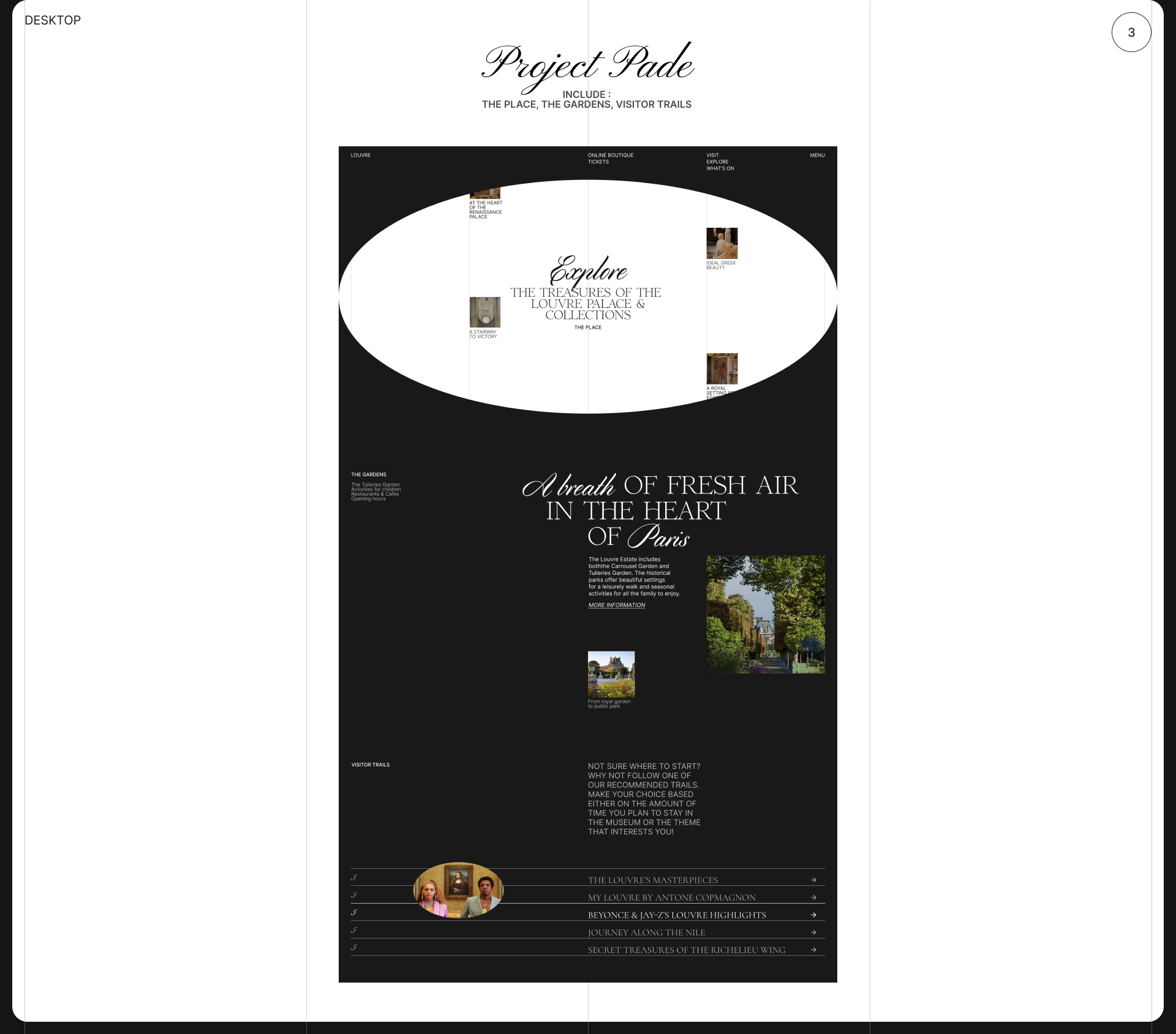 The Louvre | Website Redesign — Изображение №6 — Интерфейсы на Dprofile