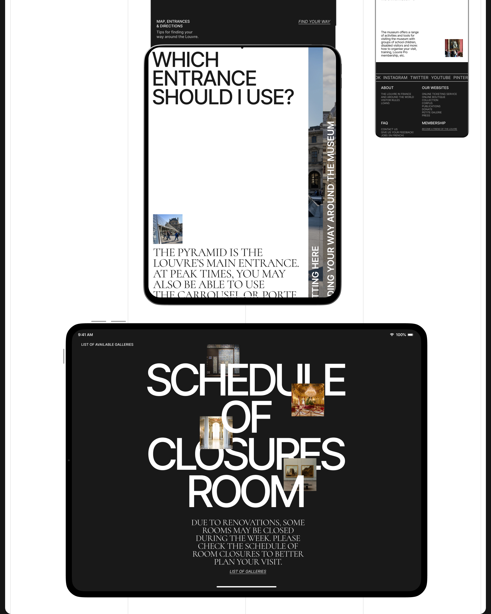 The Louvre | Website Redesign — Изображение №4 — Интерфейсы на Dprofile