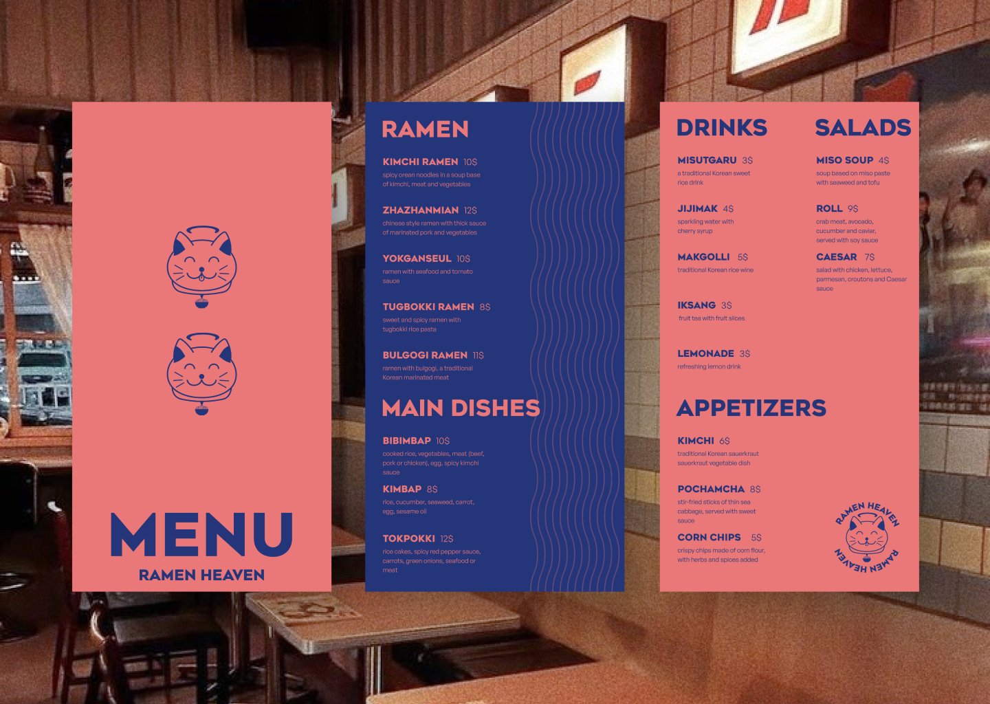 Фирменный стиль "Ramen Heaven" — Изображение №6 — Брендинг на Dprofile