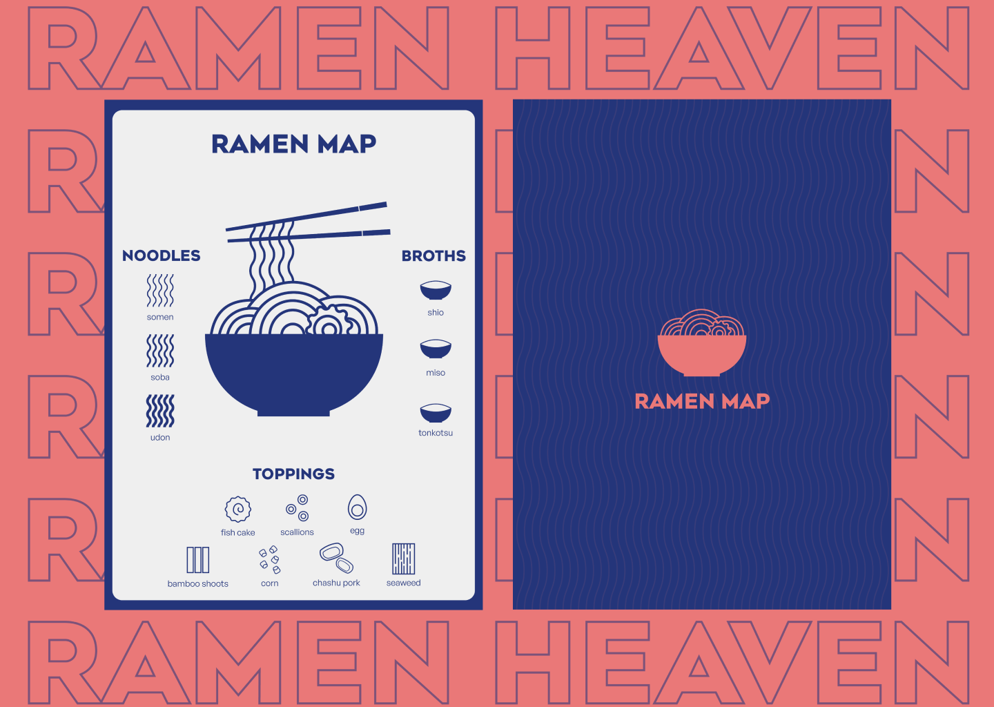Фирменный стиль "Ramen Heaven" — Изображение №4 — Брендинг на Dprofile