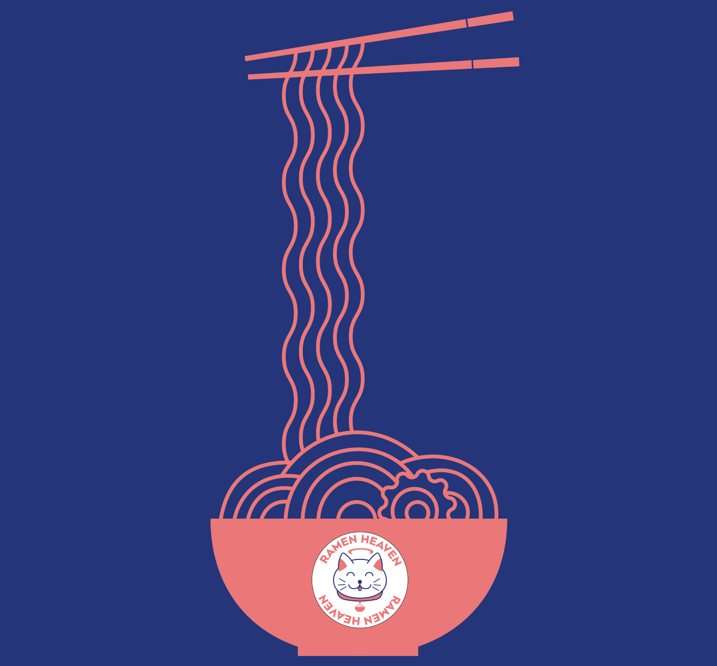 Фирменный стиль "Ramen Heaven" — Изображение №1 — Брендинг на Dprofile