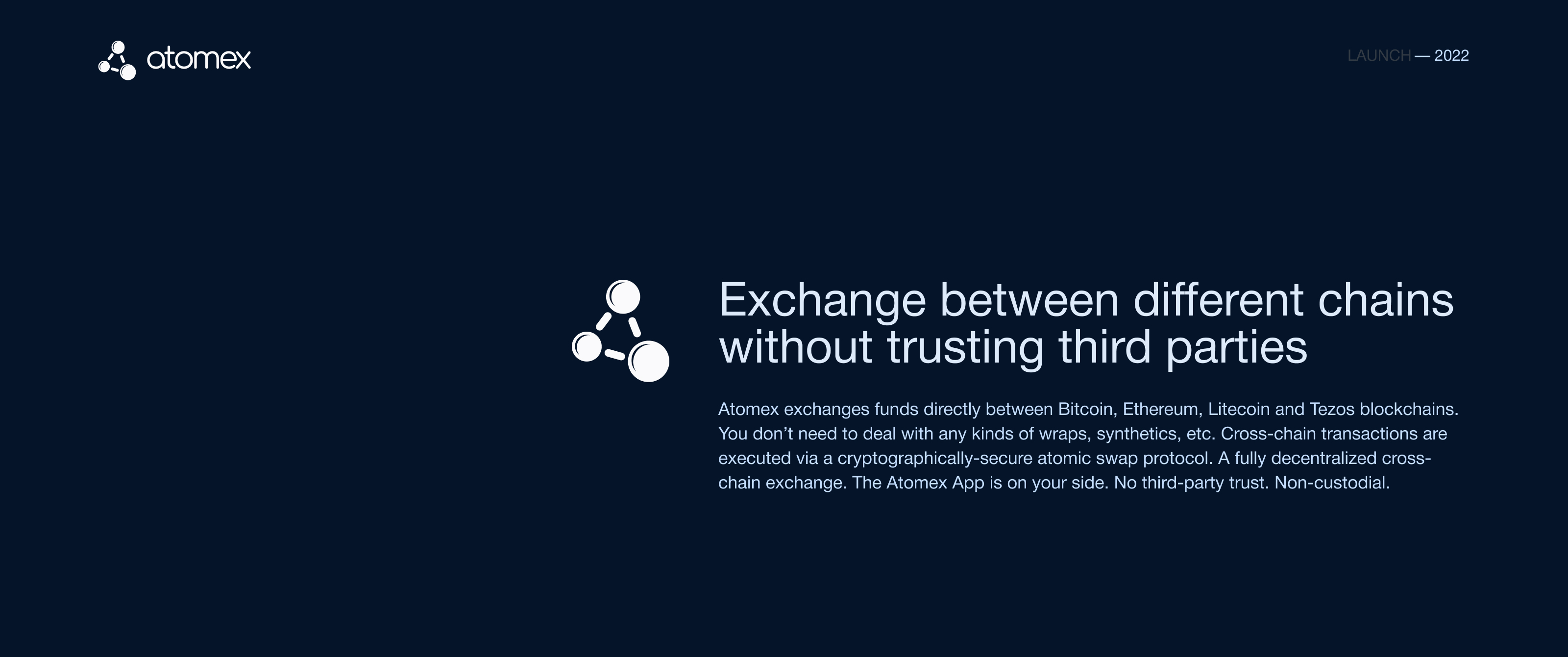 Сайт криптобиржи Atomex — Изображение №1 — Интерфейсы на Dprofile