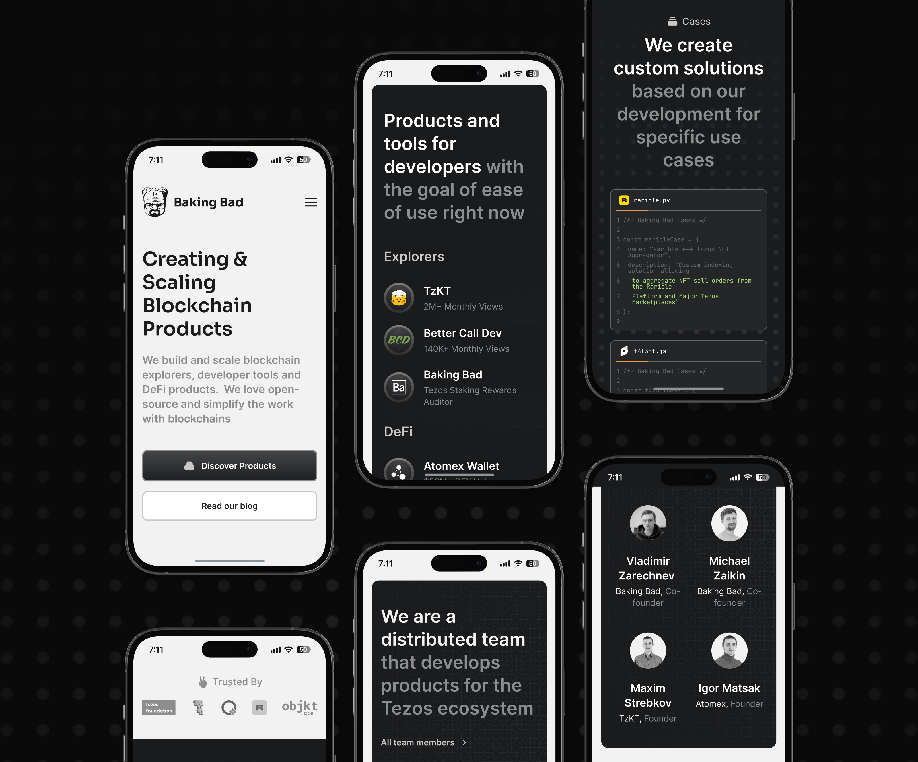 Сайт-визитка Baking Bad — Изображение №8 — Интерфейсы на Dprofile