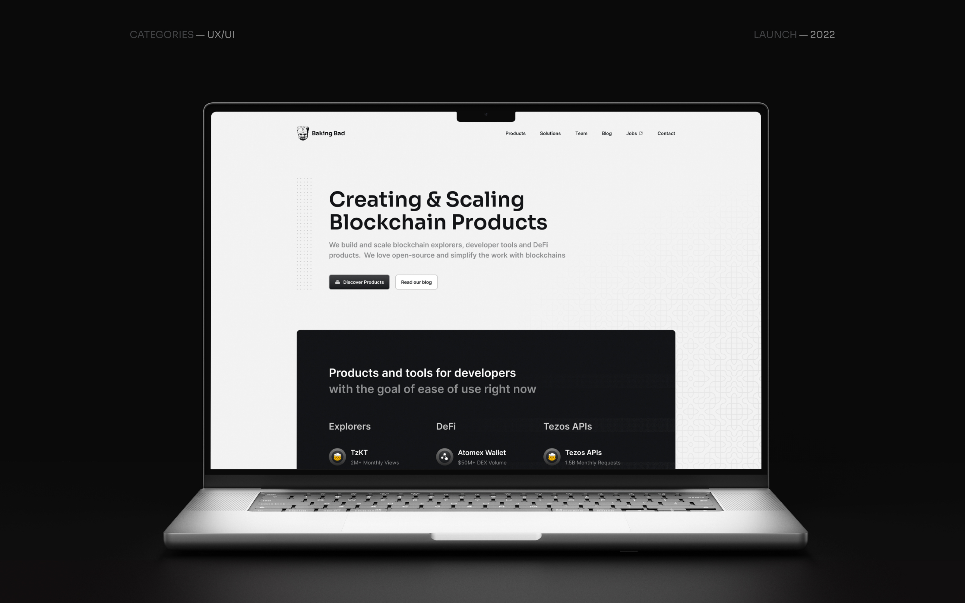 Сайт-визитка Baking Bad — Изображение №1 — Интерфейсы на Dprofile