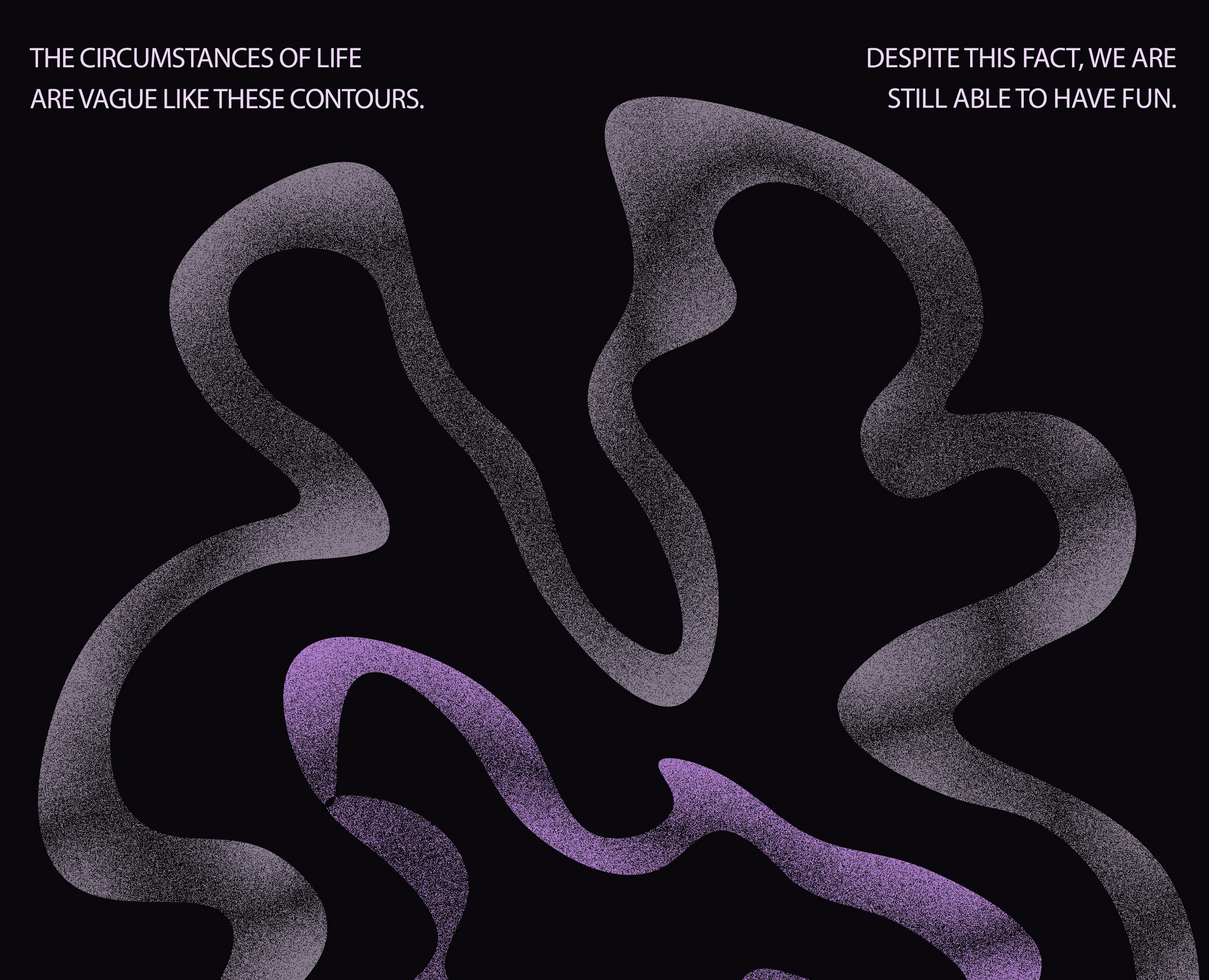 Vague contours | плакат — Графика на Dprofile