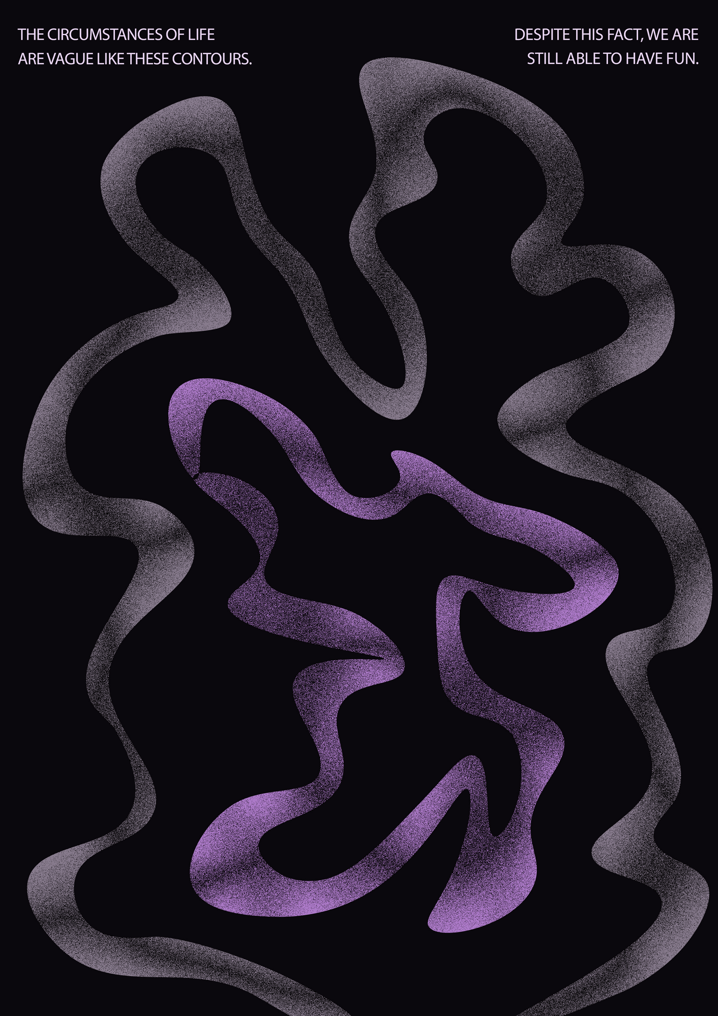 Vague contours | плакат — Изображение №1 — Графика на Dprofile