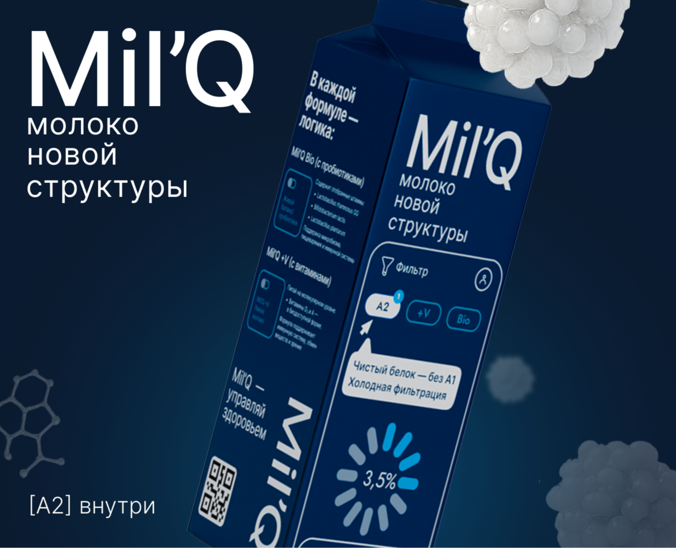 Mil’Q — функциональный бренд с логикой интерфейса — Брендинг на Dprofile