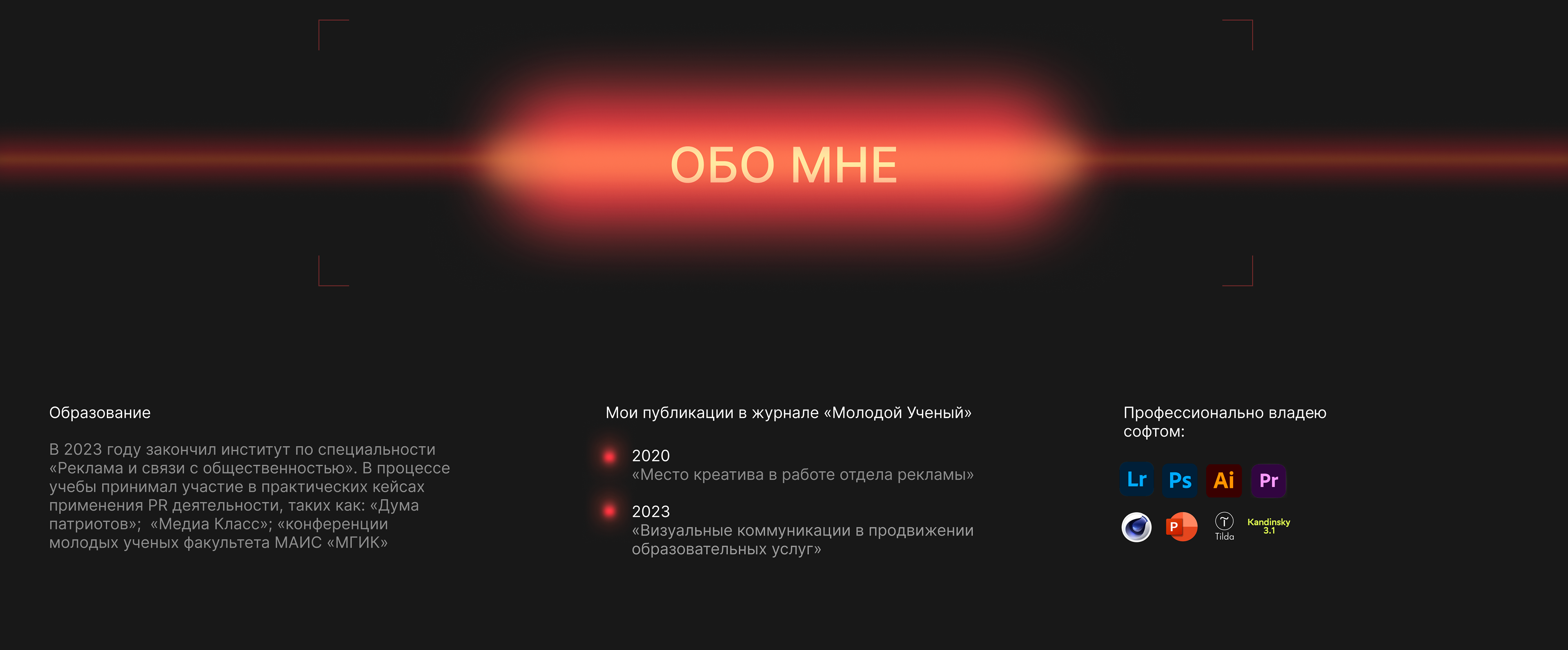 Портфолио для поступления в магистратуру — Изображение №2 — Графика на Dprofile