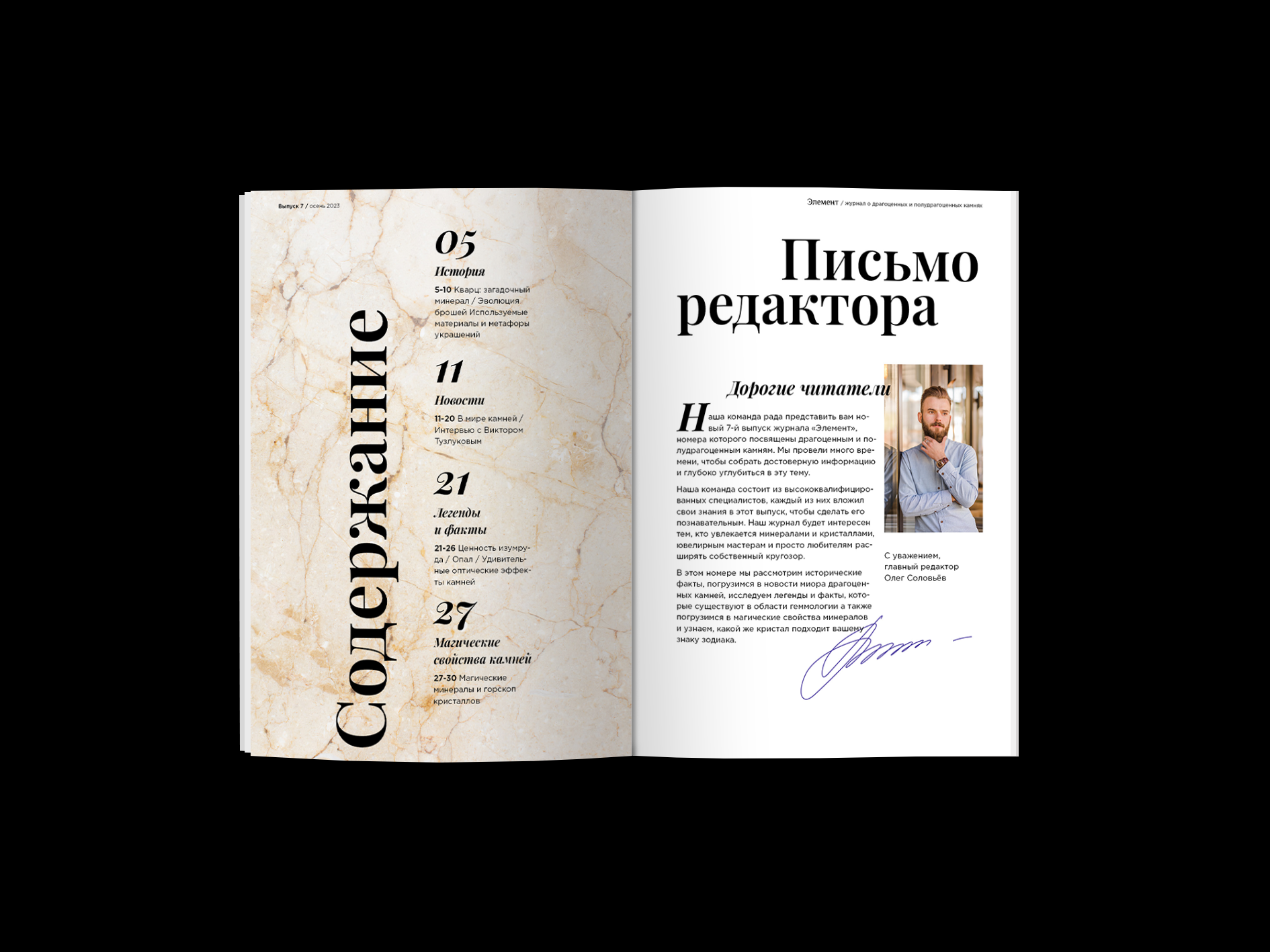 Элемент | Вёрстка журнала — Изображение №3 — Графика на Dprofile