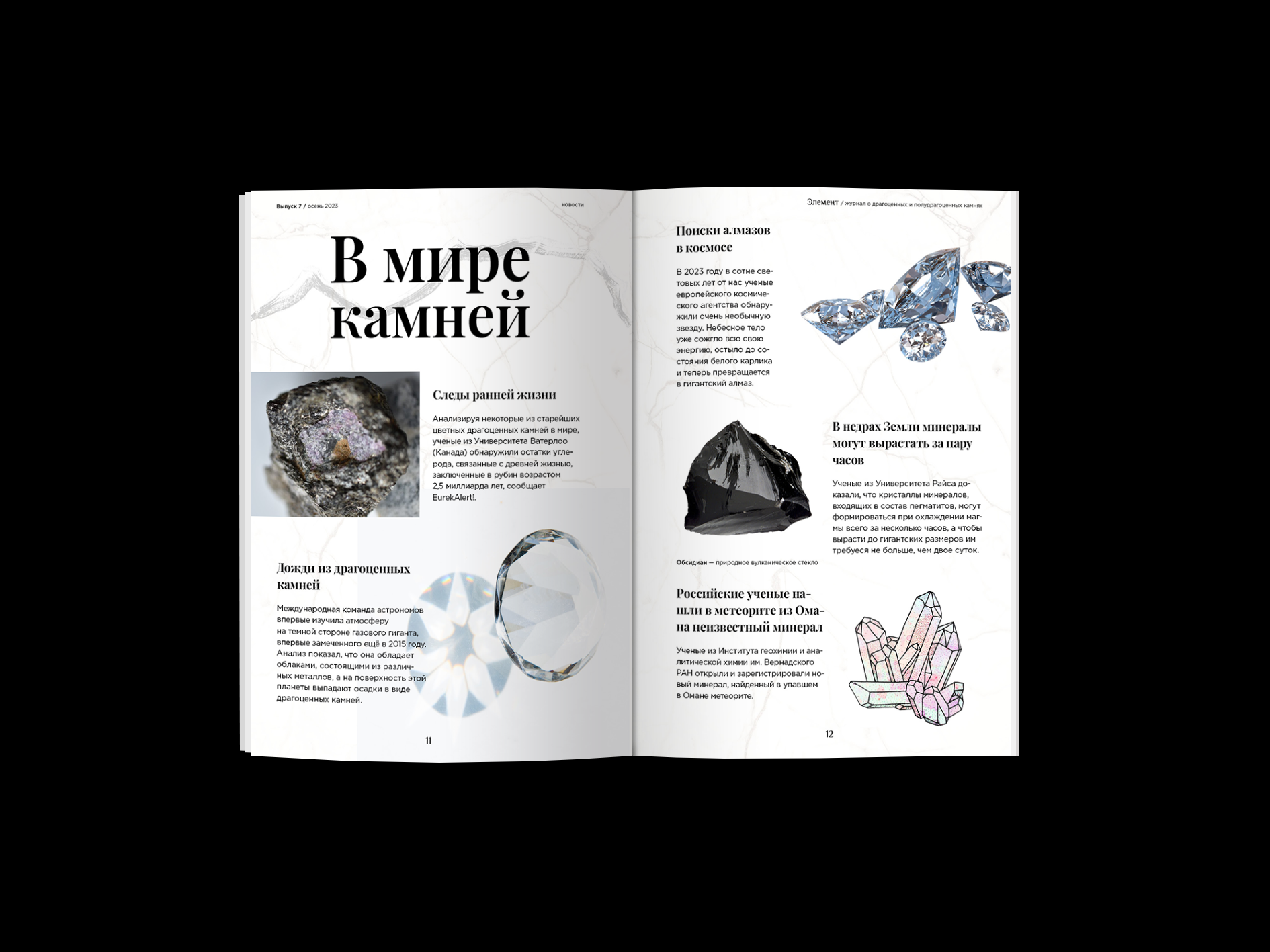 Элемент | Вёрстка журнала — Изображение №7 — Графика на Dprofile
