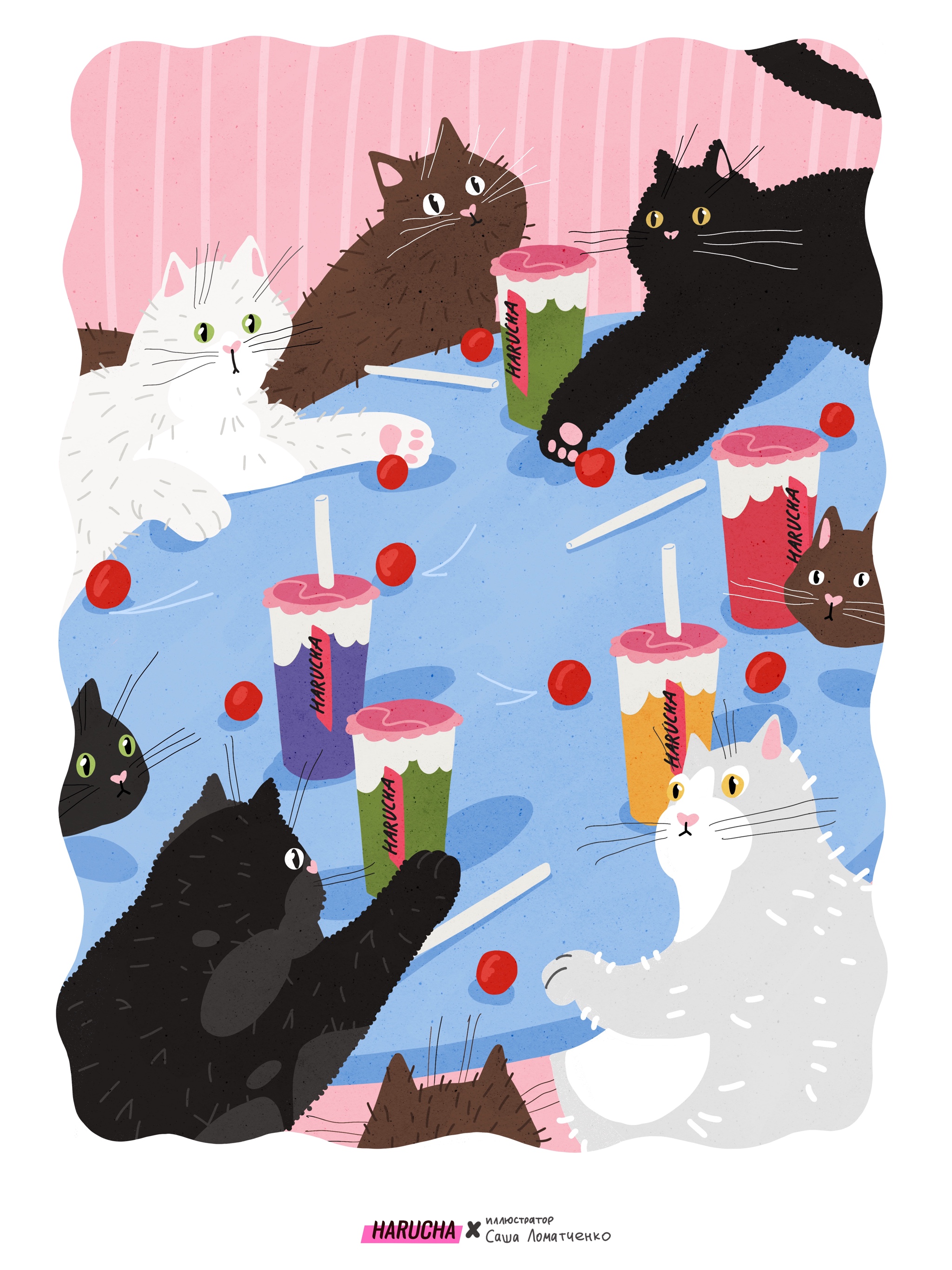 Для кофейни — Изображение №9 — Иллюстрация, Графика на Dprofile