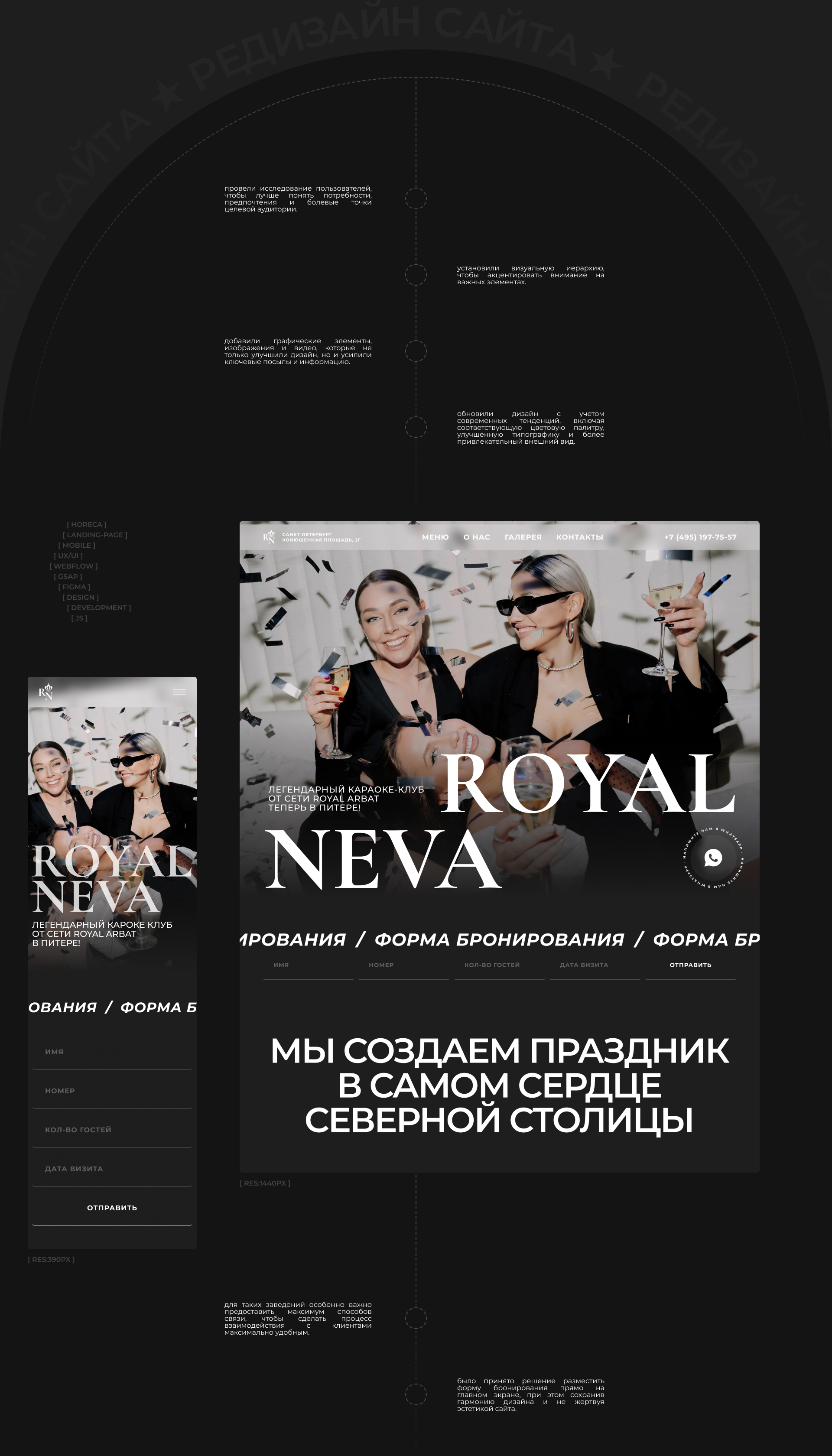 ROYAL NEVA | KARAOKE - CLUB | WEBSITE — Изображение №2 — Интерфейсы на Dprofile