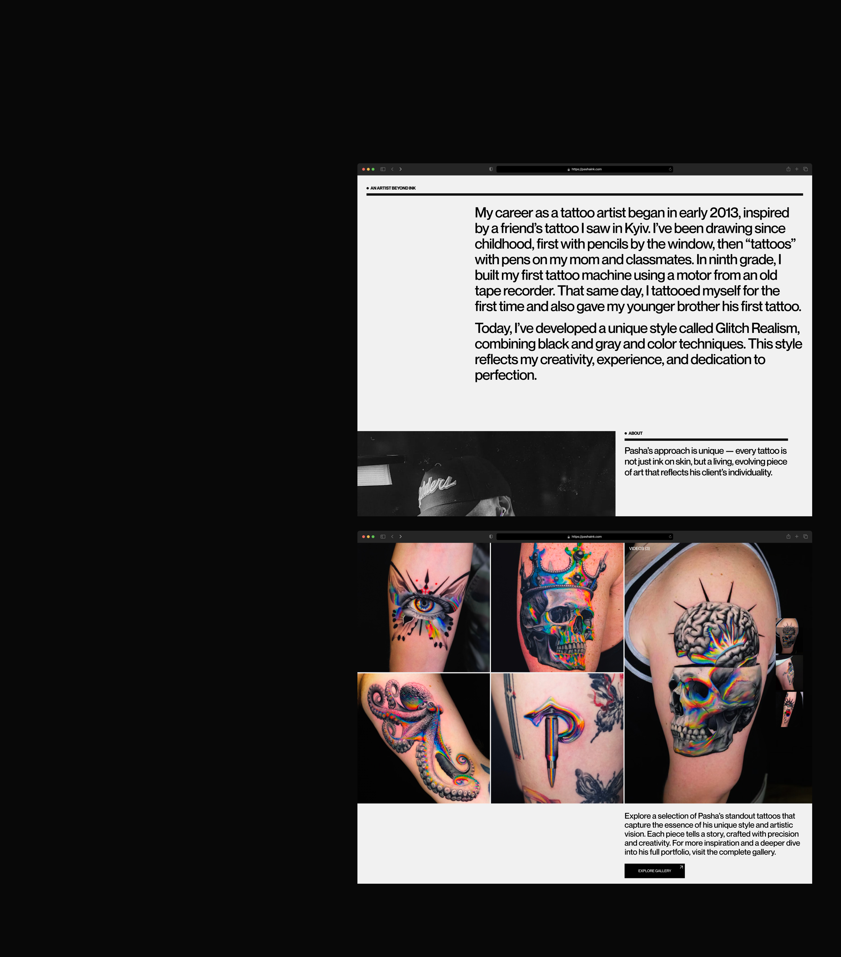 Pasha Ink — Изображение №2 — Интерфейсы, Анимация на Dprofile