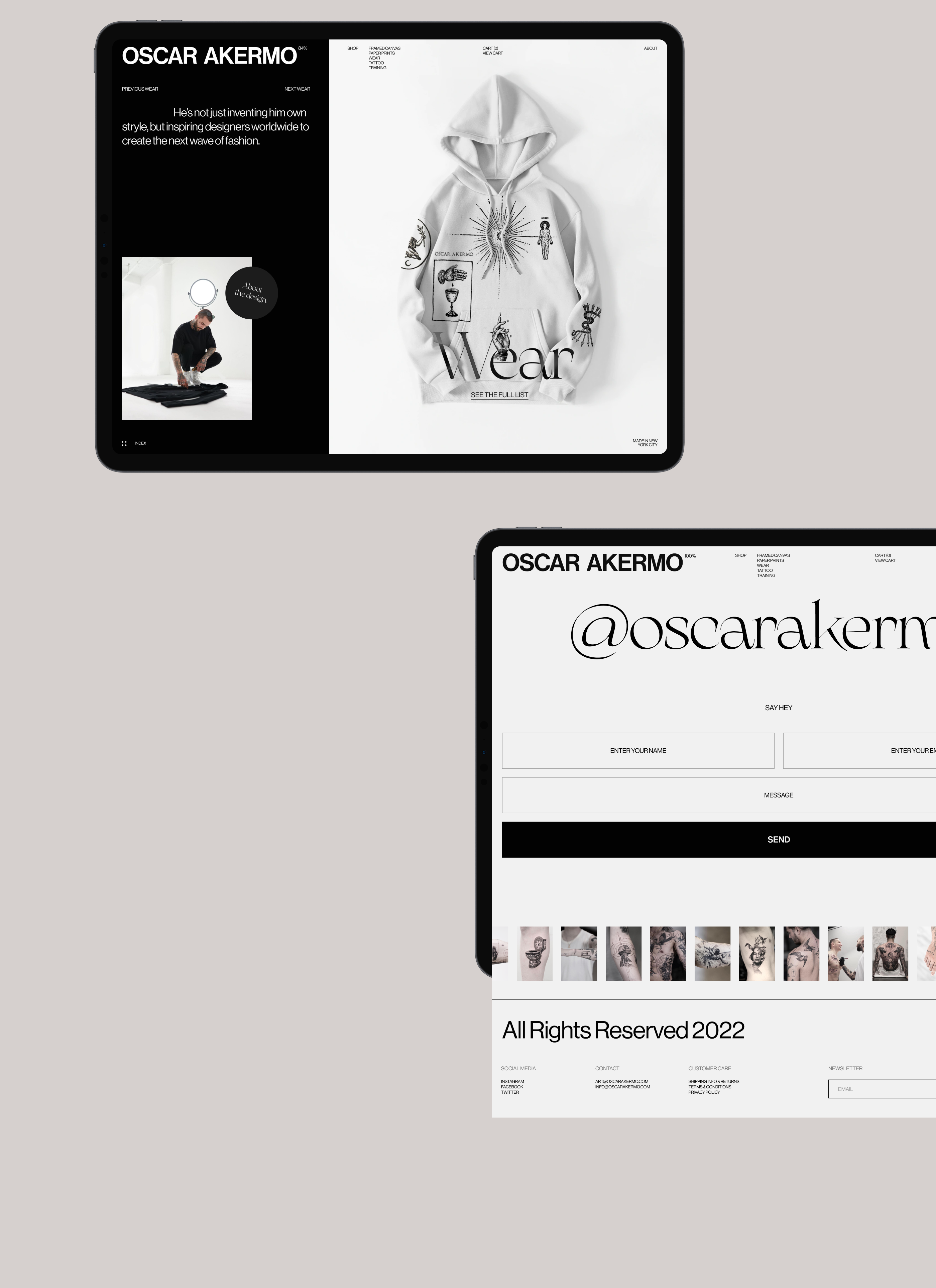 Oscar Akermo Portfolio — Изображение №5 — Интерфейсы, Анимация на Dprofile