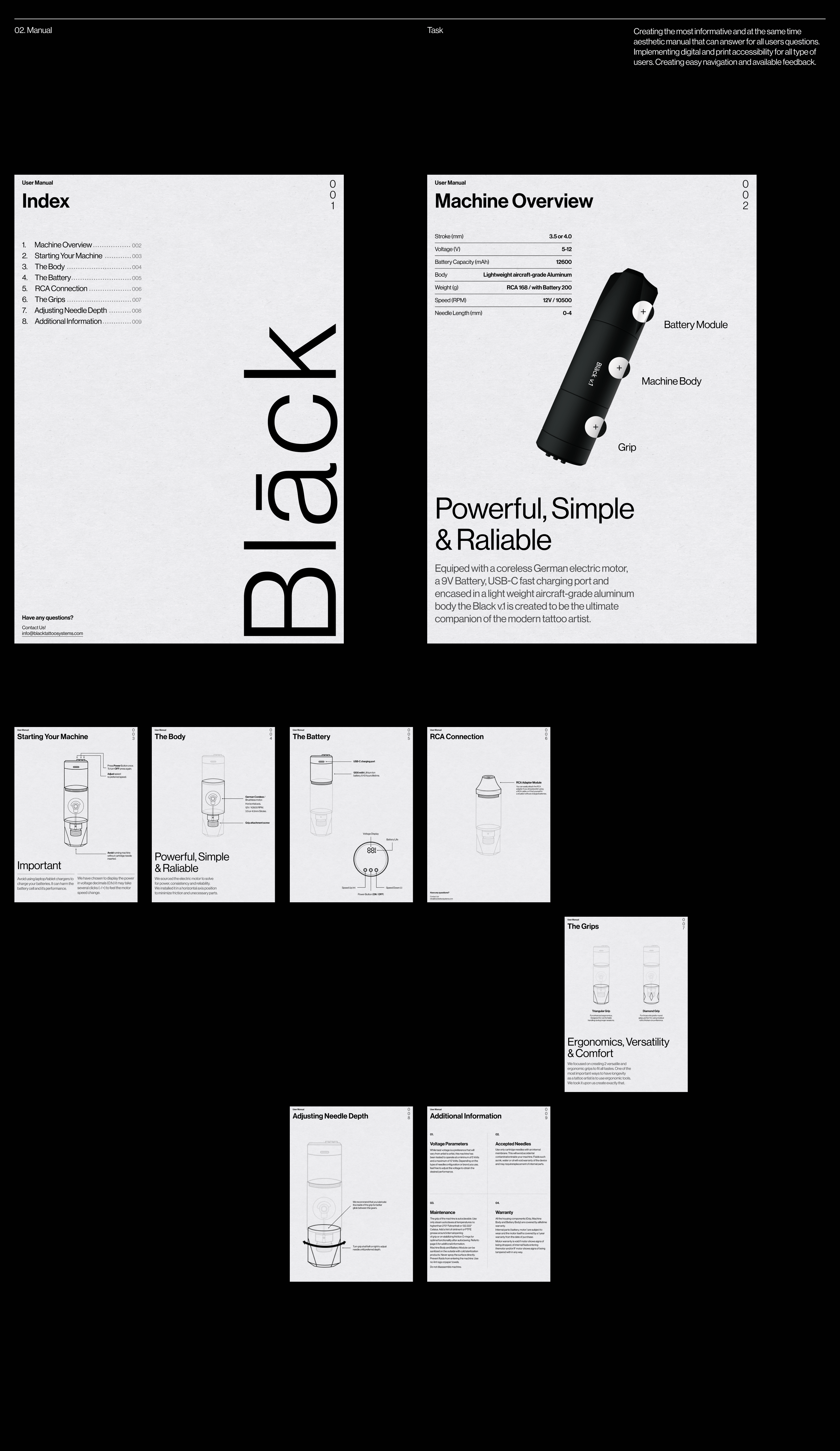 Blāck v1. Tattoo Machine — Изображение №3 — Интерфейсы, Анимация на Dprofile