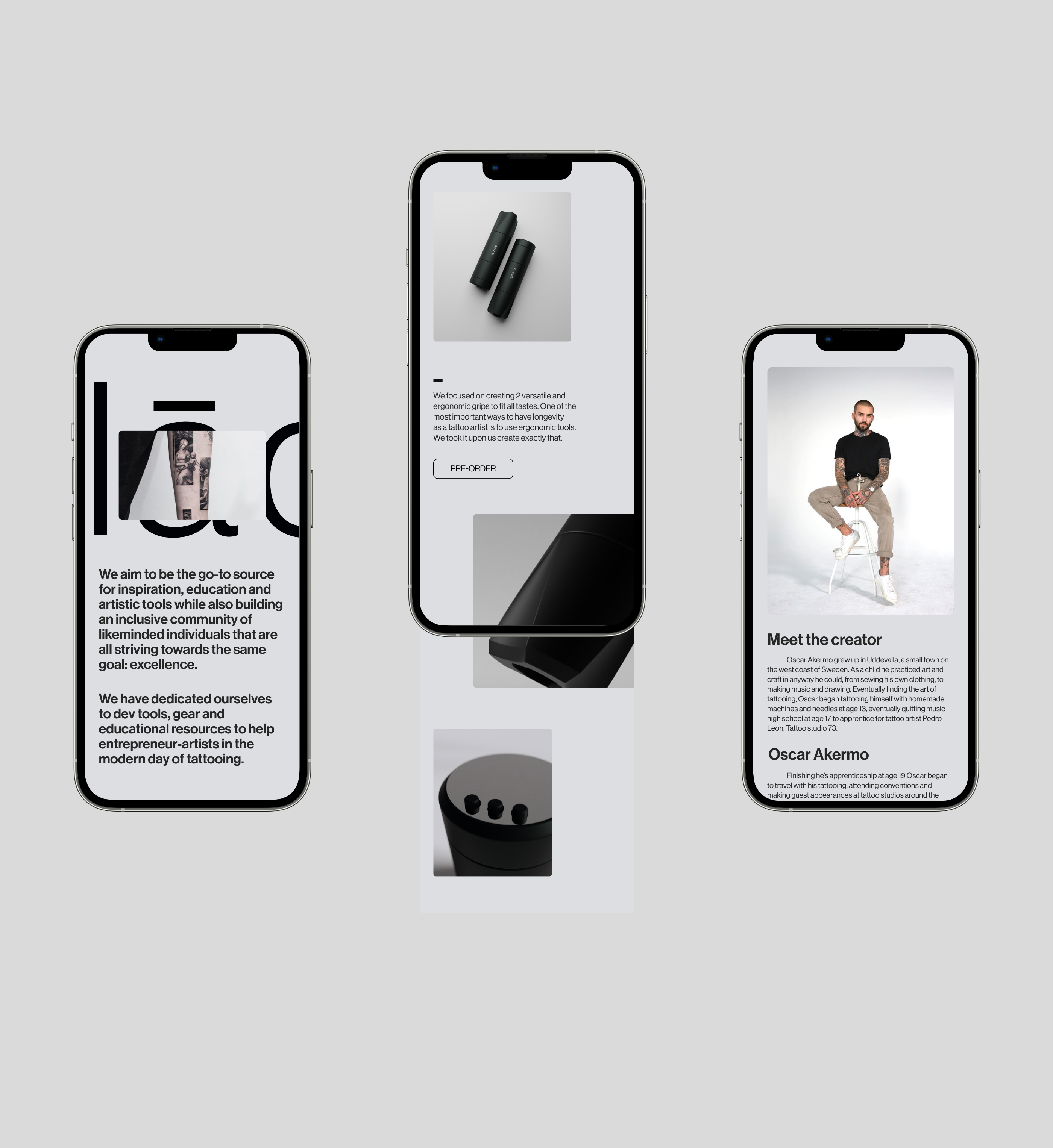 Blāck v1. Tattoo Machine — Изображение №9 — Интерфейсы, Анимация на Dprofile