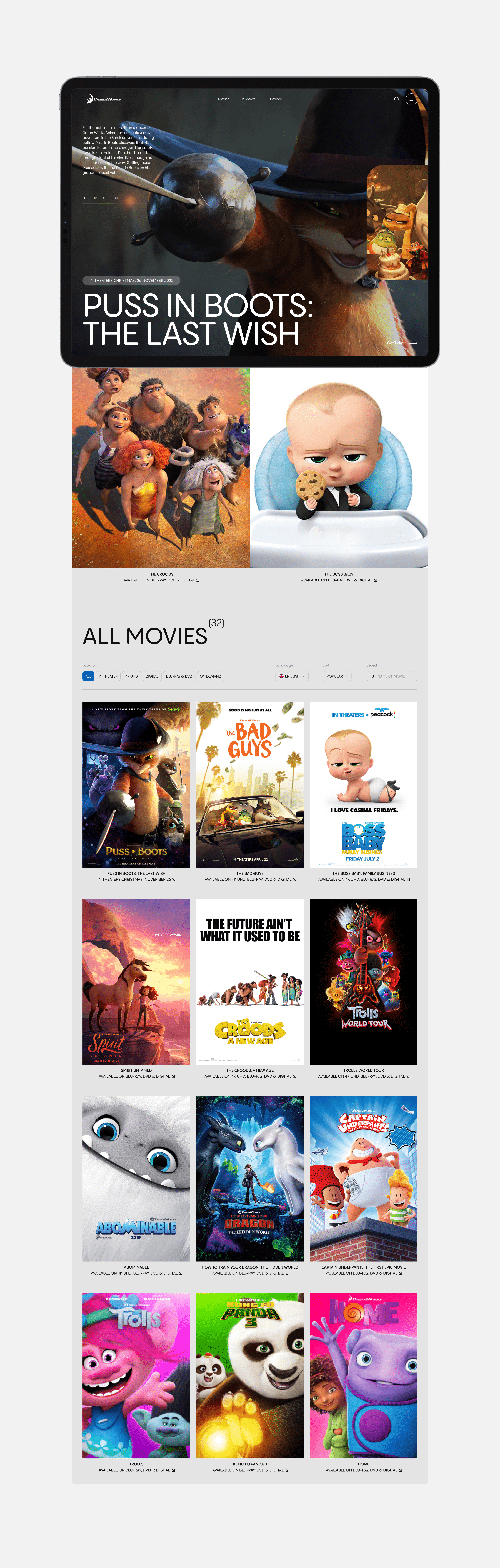DreamWorks — Изображение №6 — Интерфейсы, Анимация на Dprofile