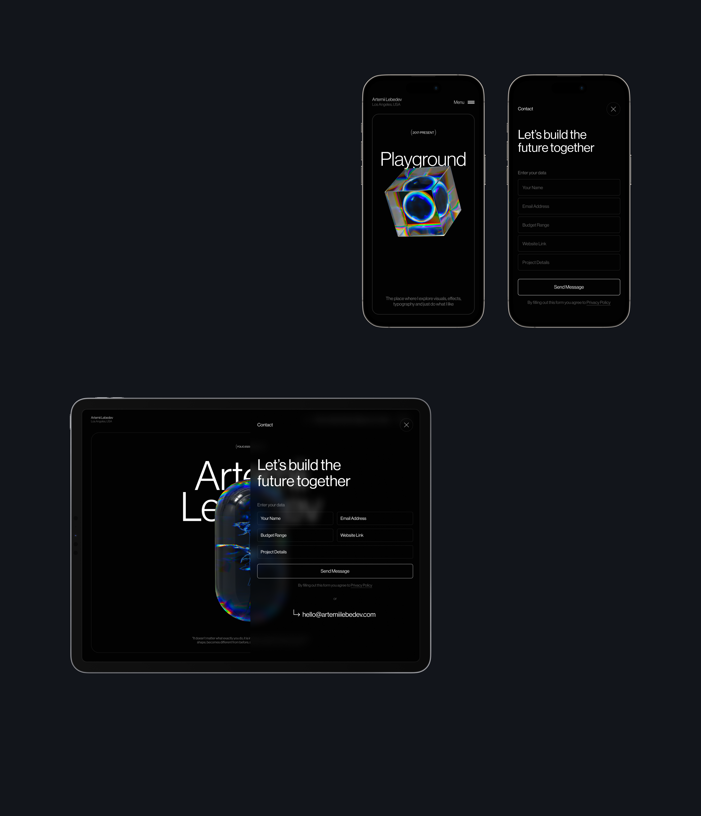Artemii Lebedev, Personal Portfolio 2023 — Изображение №13 — Интерфейсы, Анимация на Dprofile