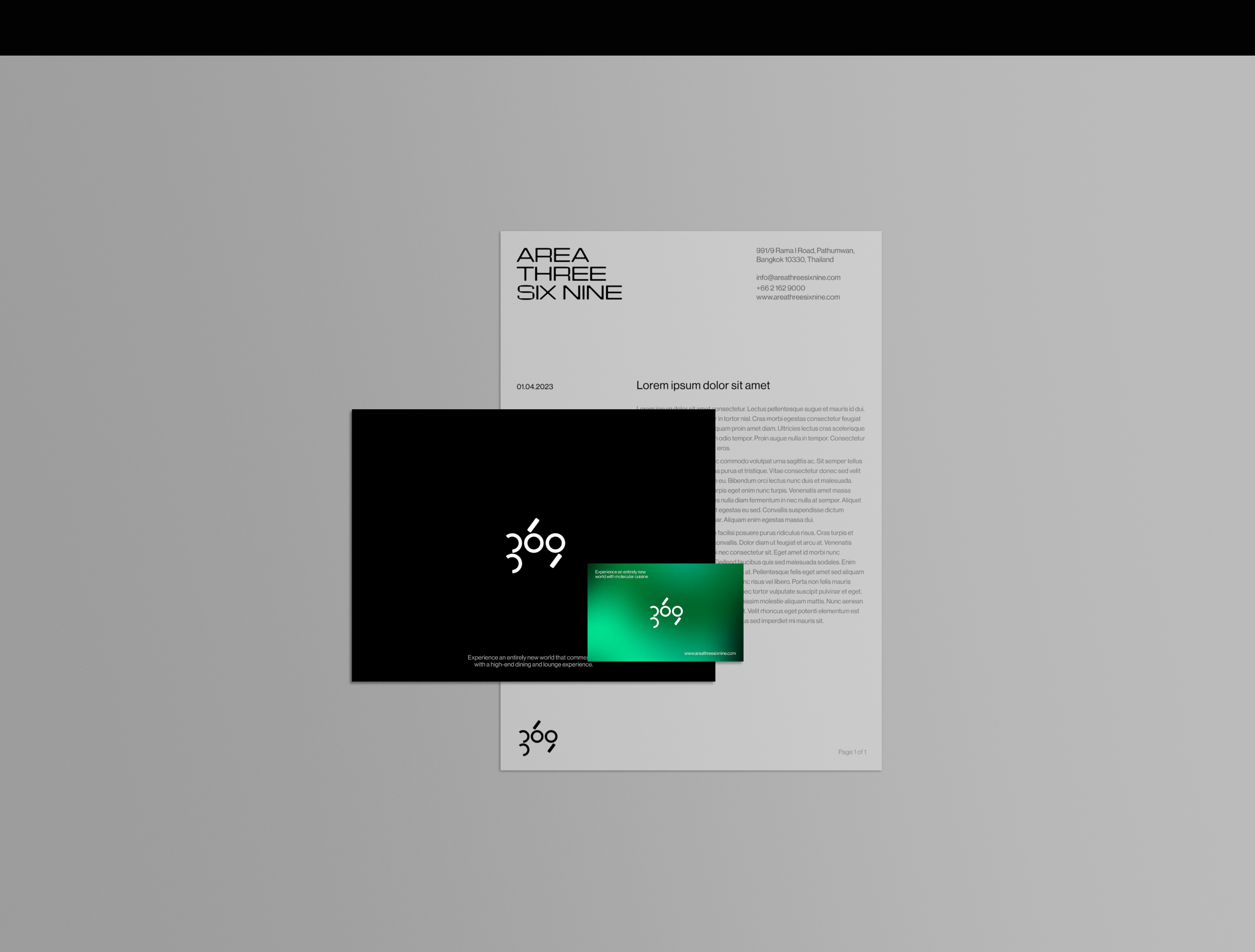 Area Three Six Nine — Изображение №5 — Брендинг, Анимация на Dprofile