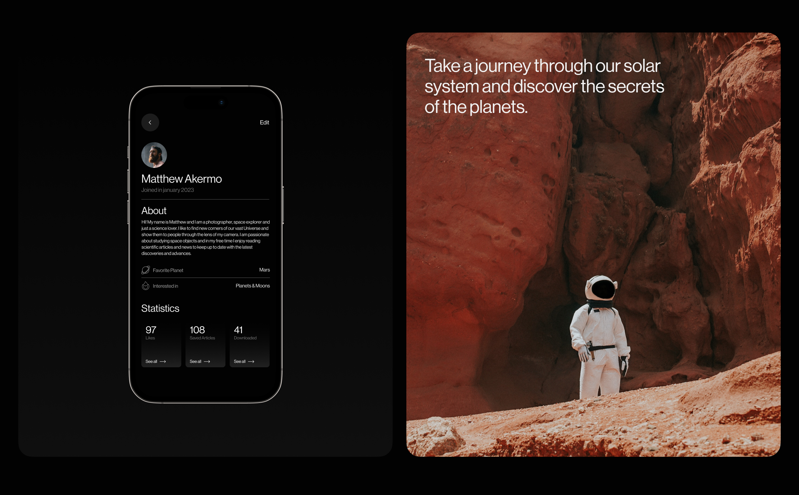 Cosmo App — Изображение №11 — Интерфейсы, Анимация на Dprofile