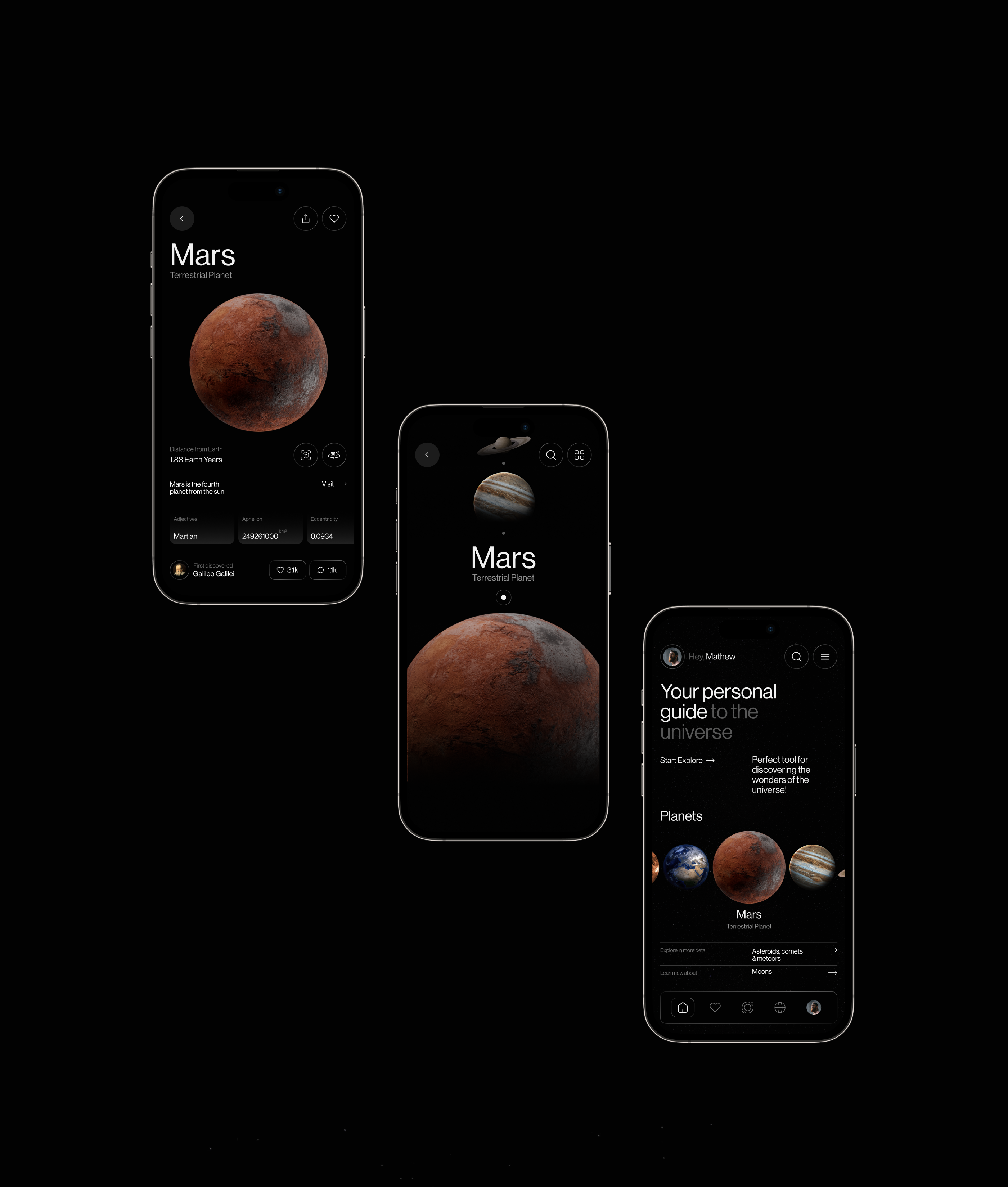 Cosmo App — Изображение №1 — Интерфейсы, Анимация на Dprofile