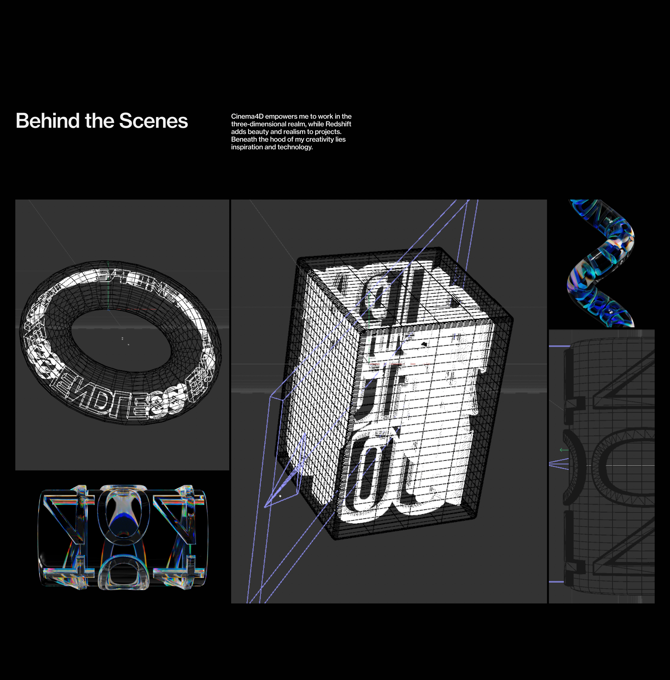 Endless Typography. Q2 2023 — Изображение №7 — 3D, Анимация на Dprofile