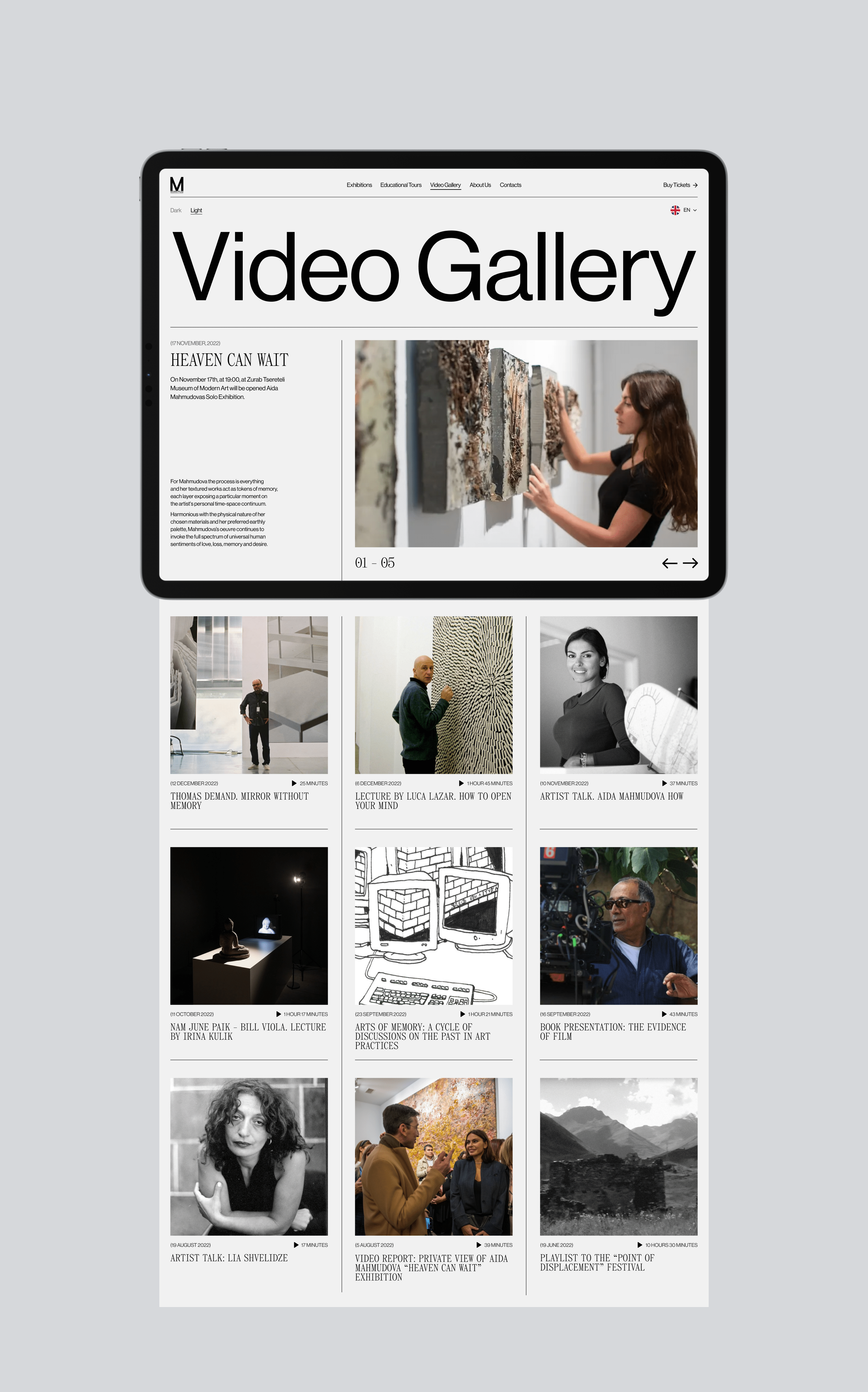 MoMA Tbilisi — Изображение №10 — Интерфейсы, Анимация на Dprofile