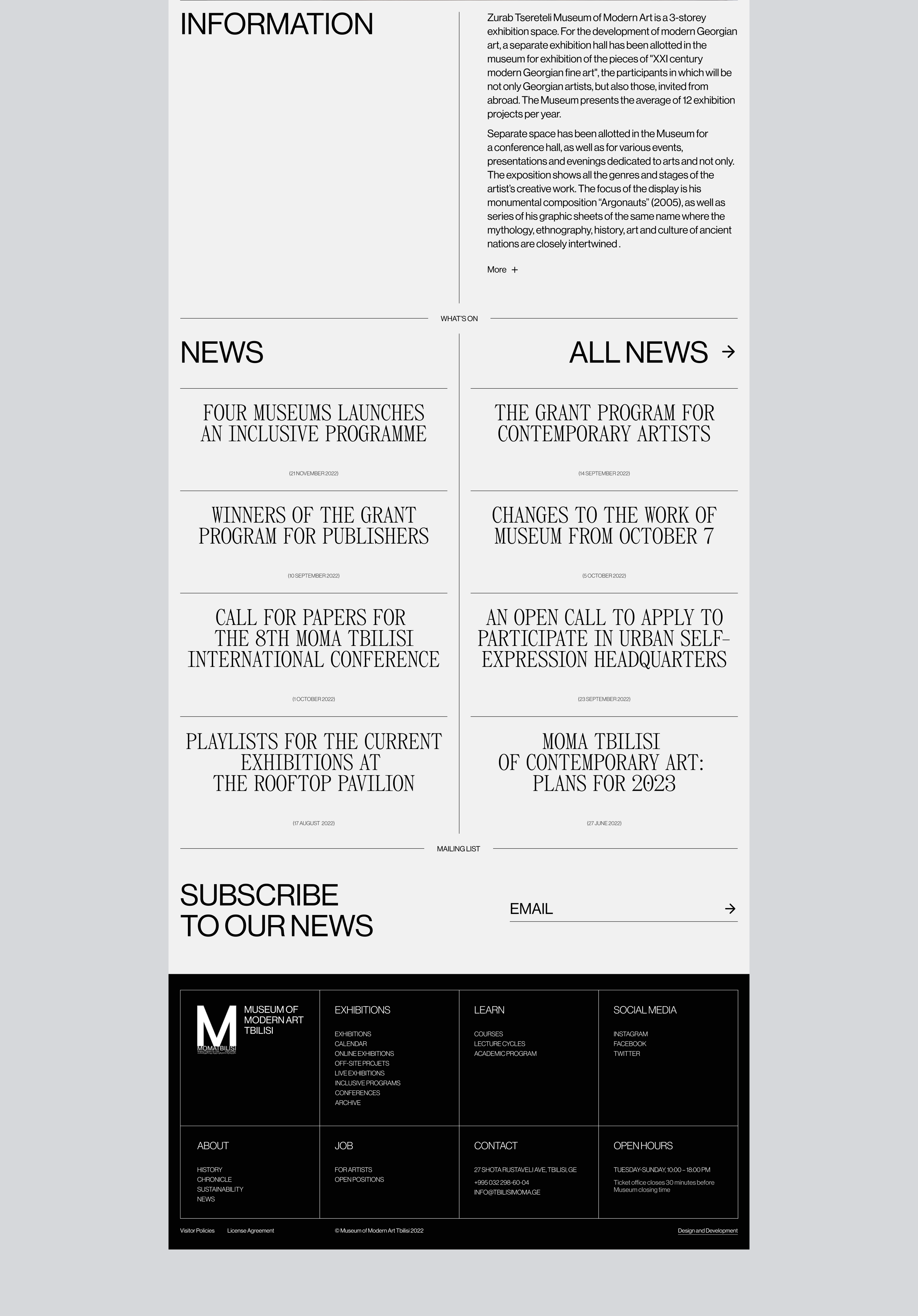 MoMA Tbilisi — Изображение №4 — Интерфейсы, Анимация на Dprofile