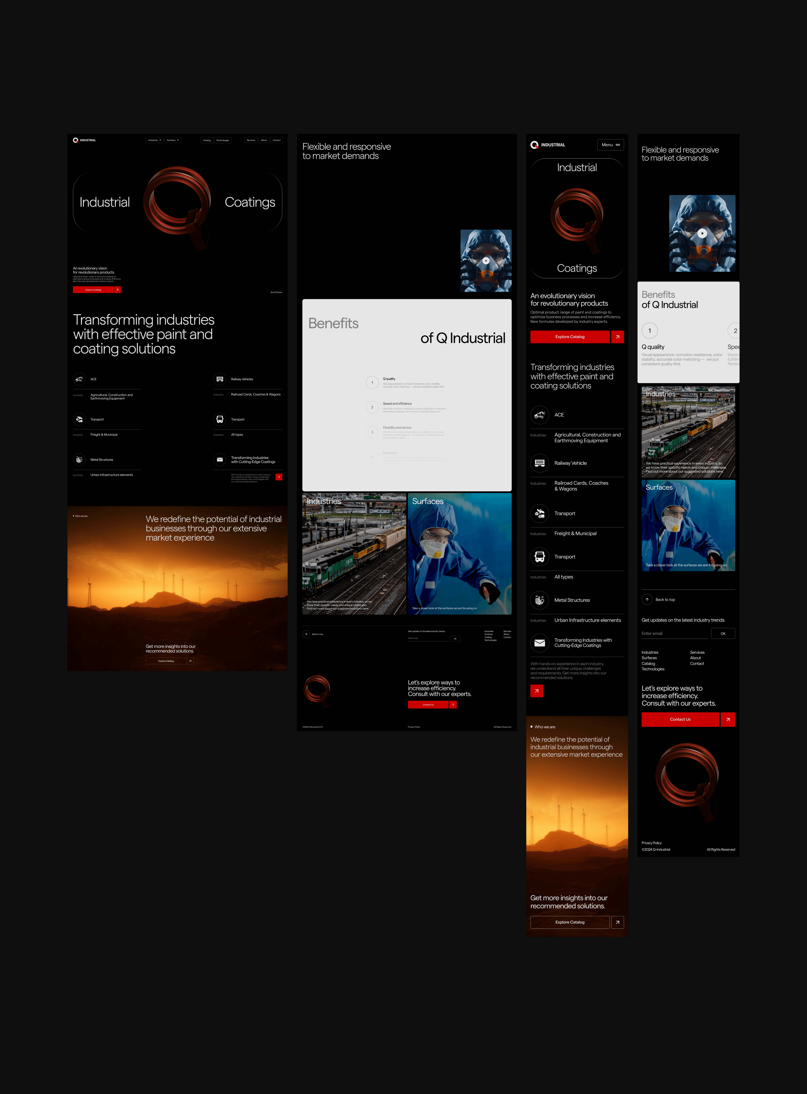 Q Industrial — Изображение №3 — Интерфейсы, Анимация на Dprofile
