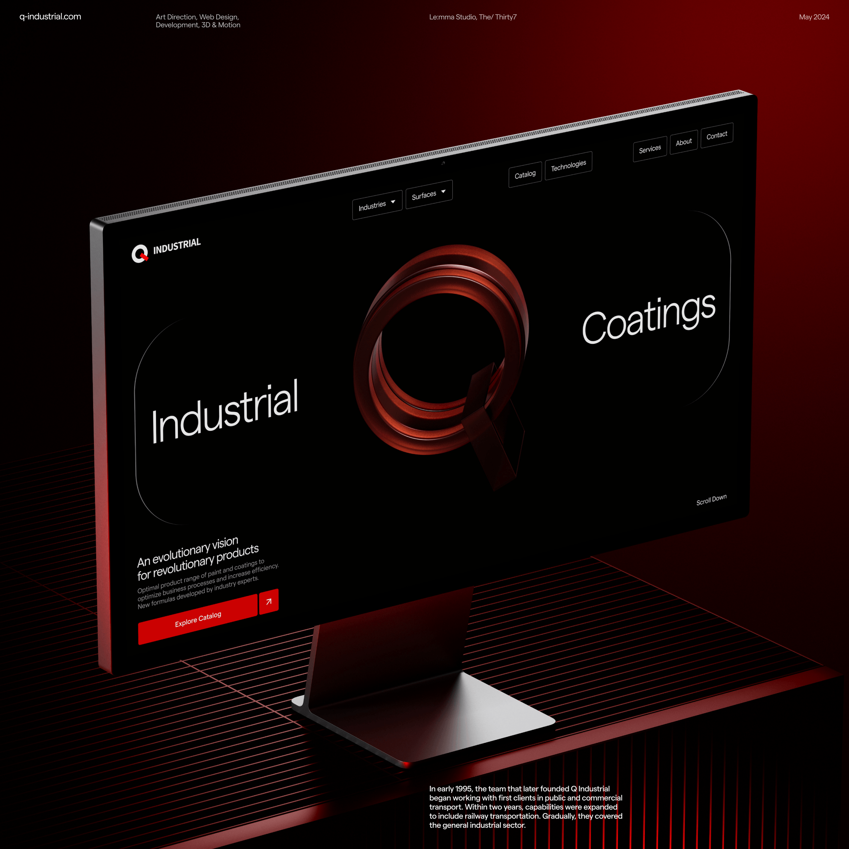 Q Industrial — Изображение №1 — Интерфейсы, Анимация на Dprofile