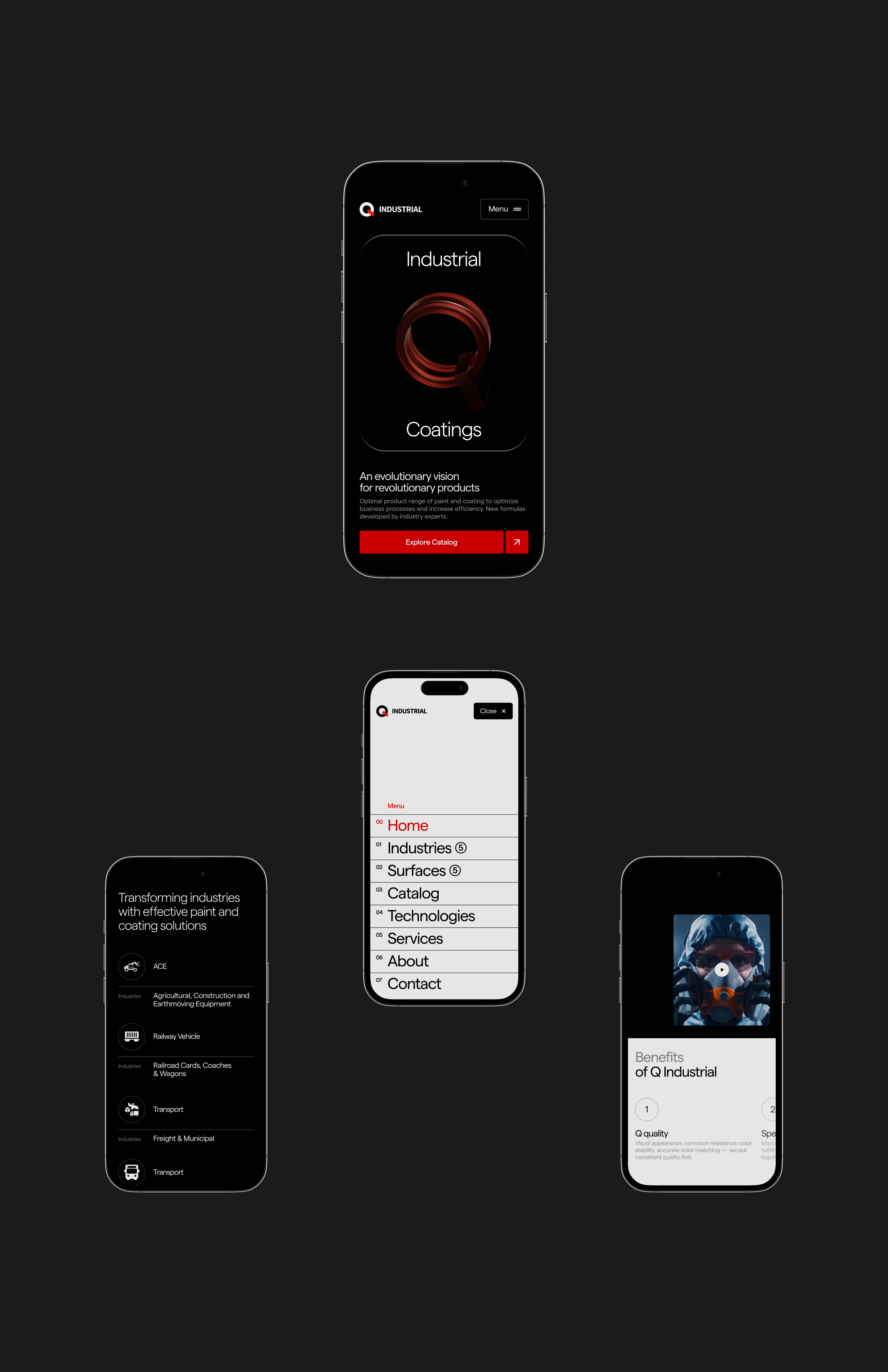 Q Industrial — Изображение №2 — Интерфейсы, Анимация на Dprofile