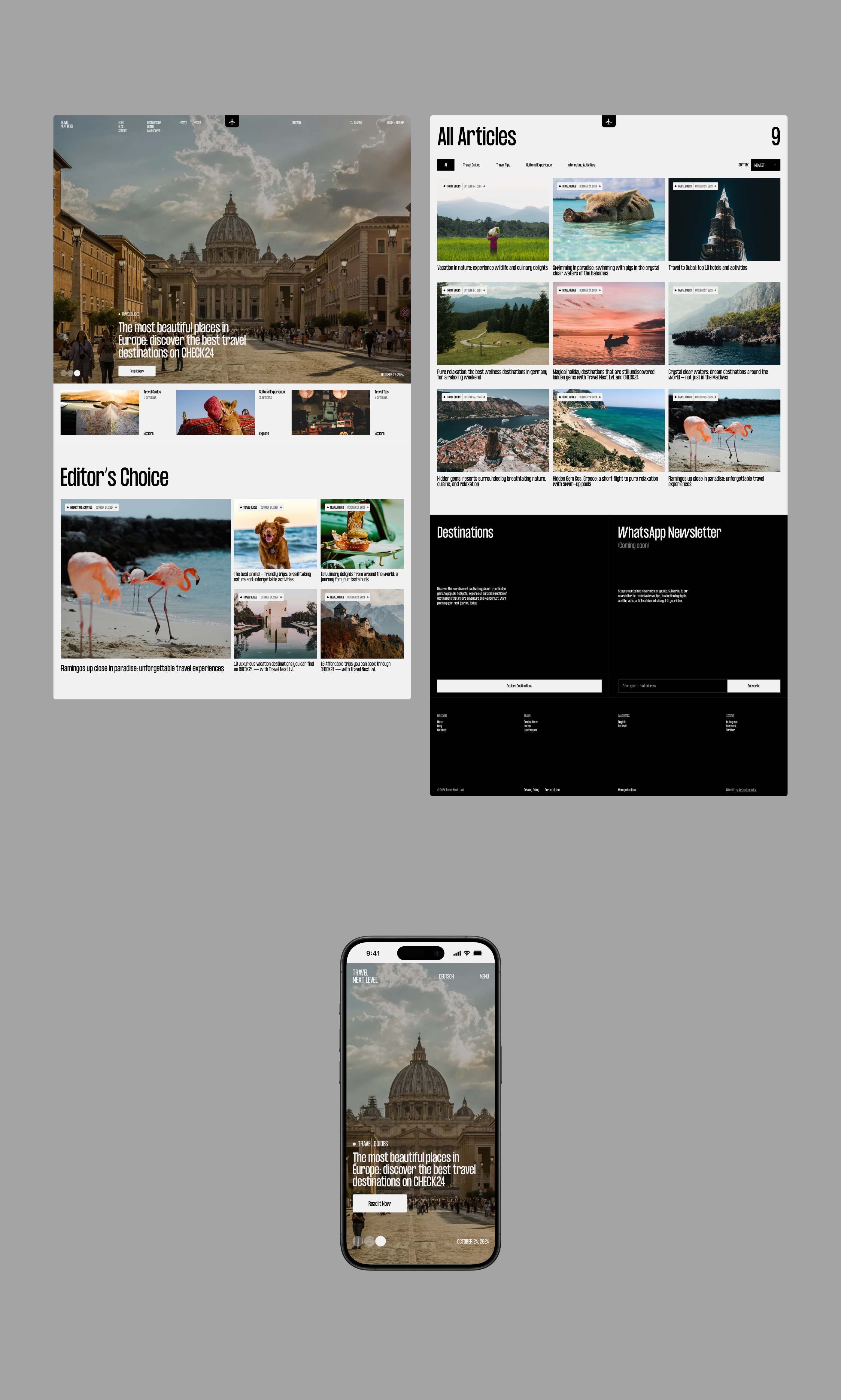 Travel Next Level — Изображение №5 — Интерфейсы, 3D на Dprofile
