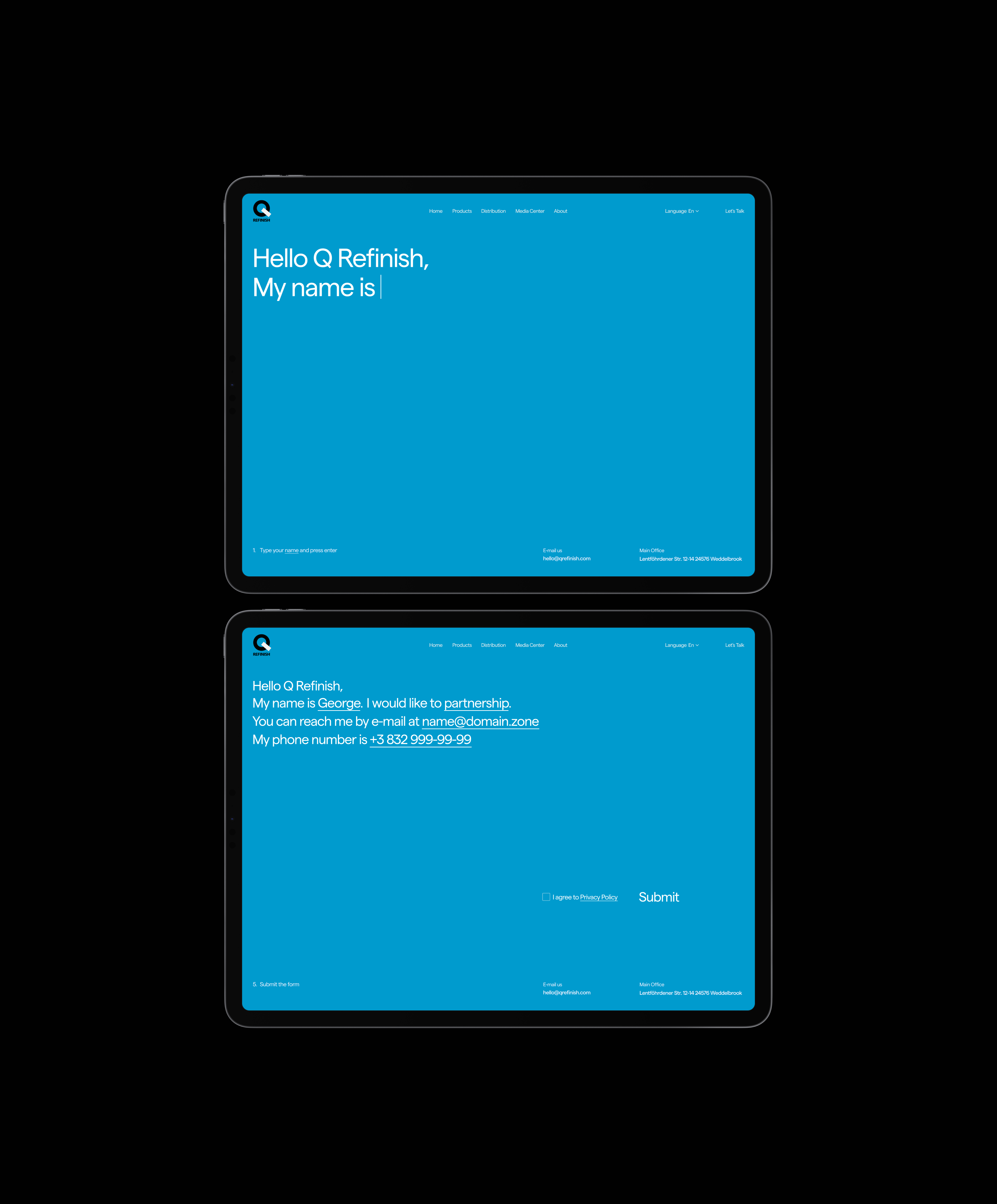 Q Refinish — Изображение №12 — Интерфейсы, Анимация на Dprofile