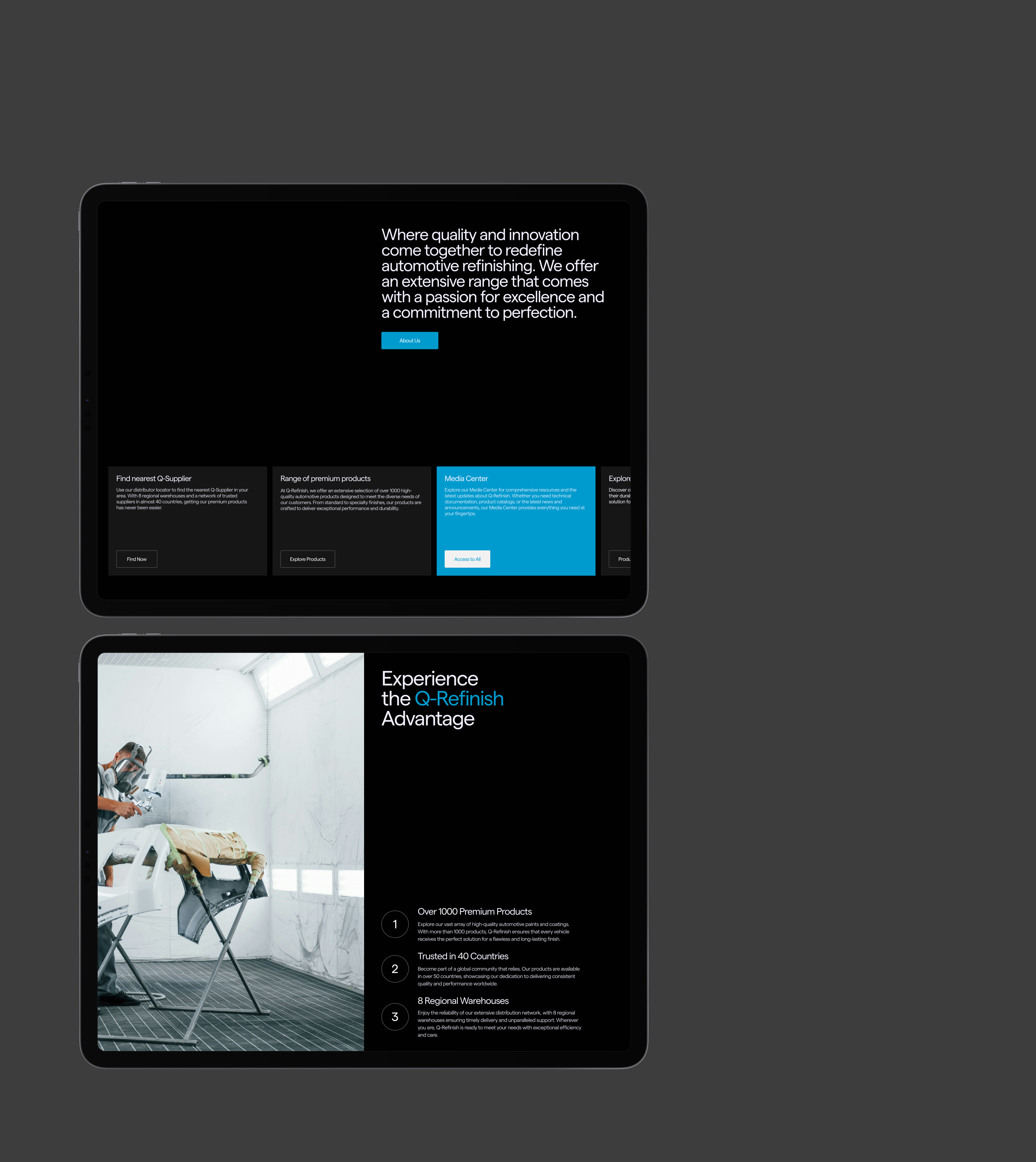 Q Refinish — Изображение №2 — Интерфейсы, Анимация на Dprofile