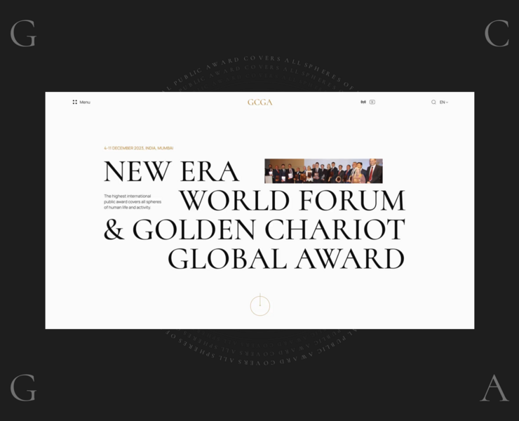 Global Award - Website — Интерфейсы, Анимация на Dprofile
