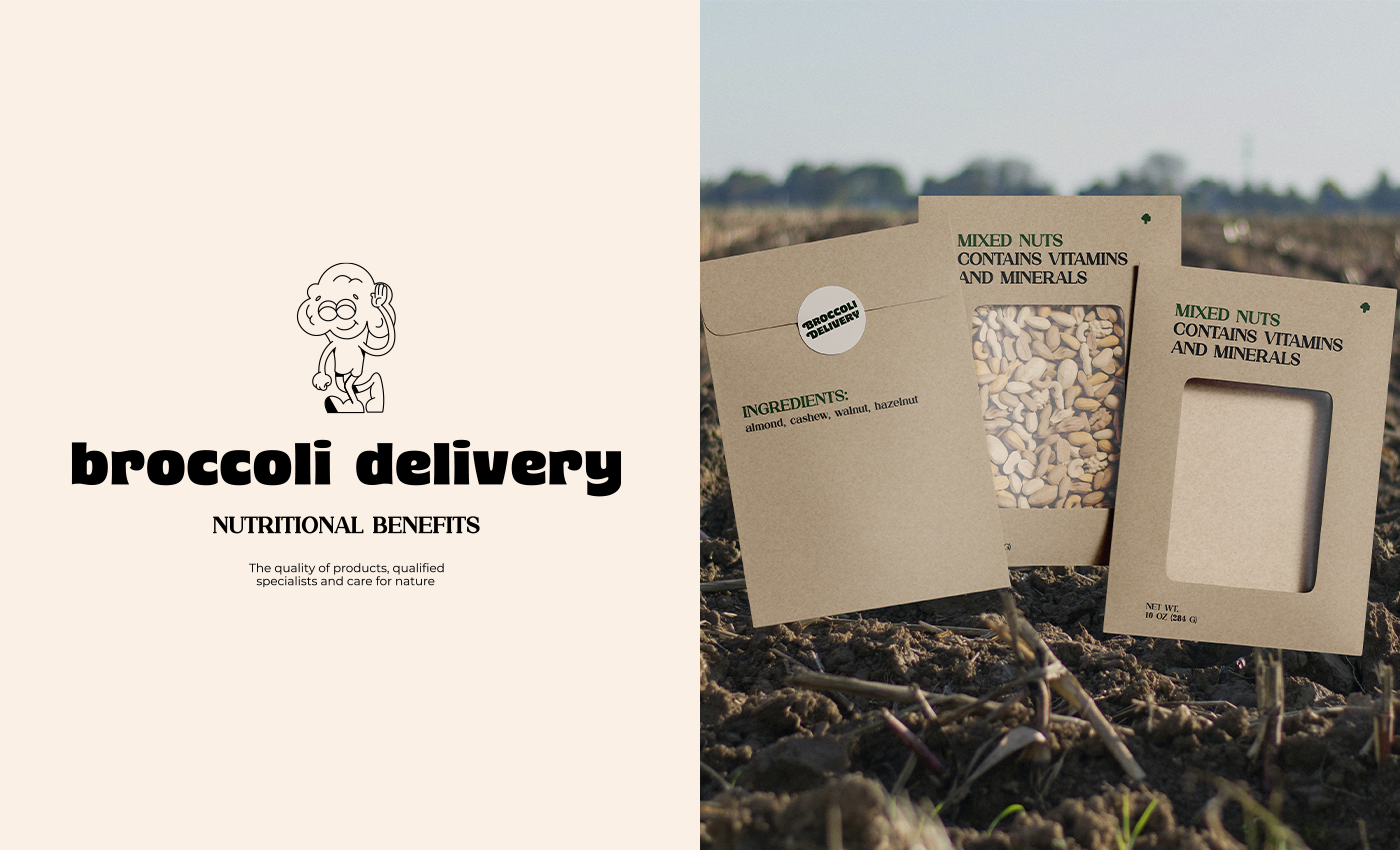 Broccoli Delivery Brand Identity — Изображение №14 — Брендинг, Графика на Dprofile
