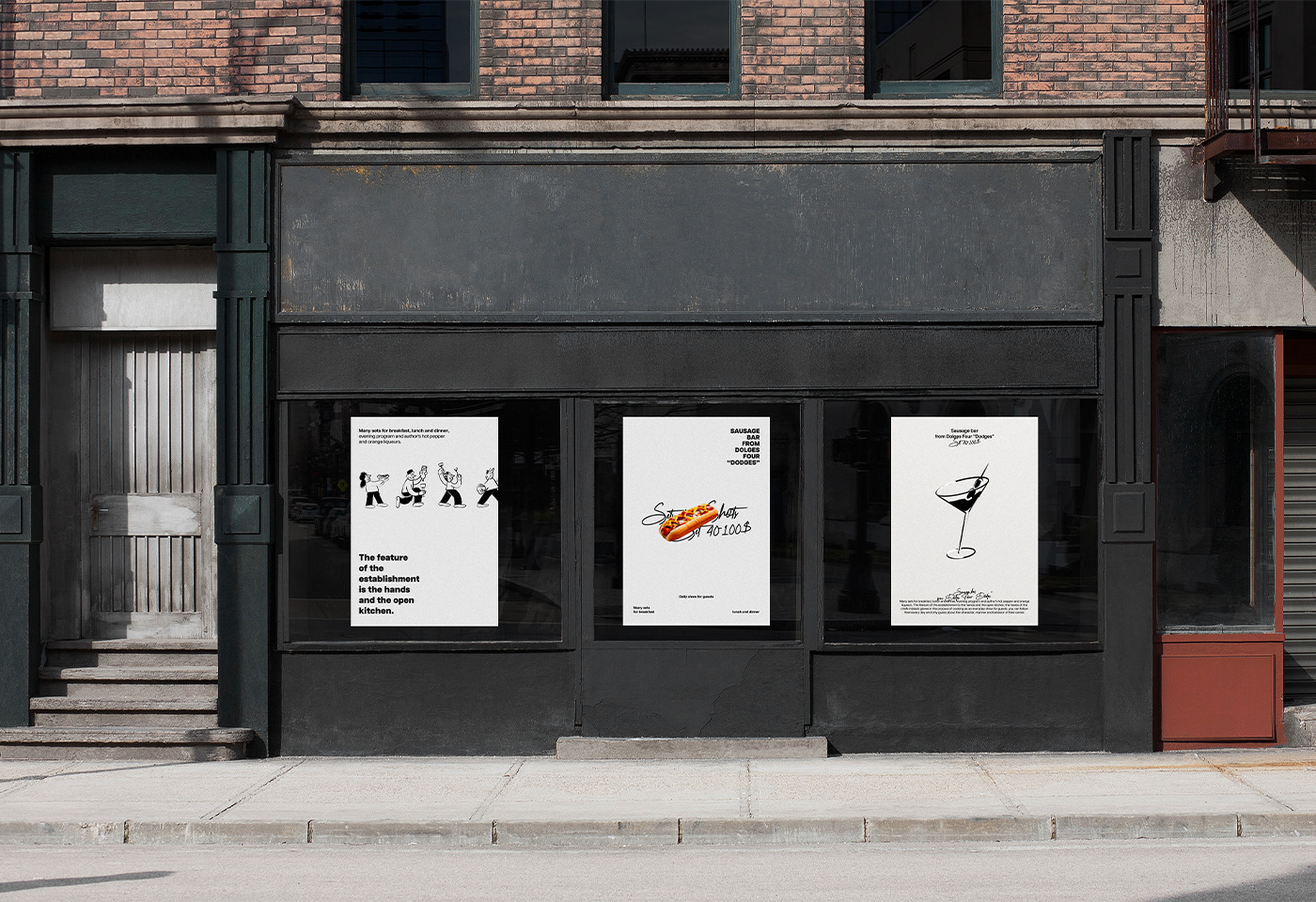 Sausage Bar Dodges Brand Identity — Изображение №4 — Брендинг, Графика на Dprofile