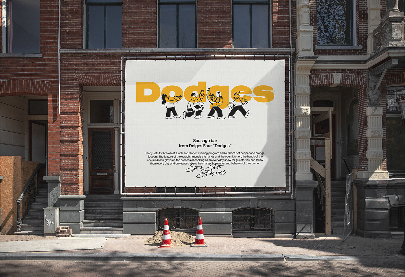 Sausage Bar Dodges Brand Identity — Изображение №3 — Брендинг, Графика на Dprofile