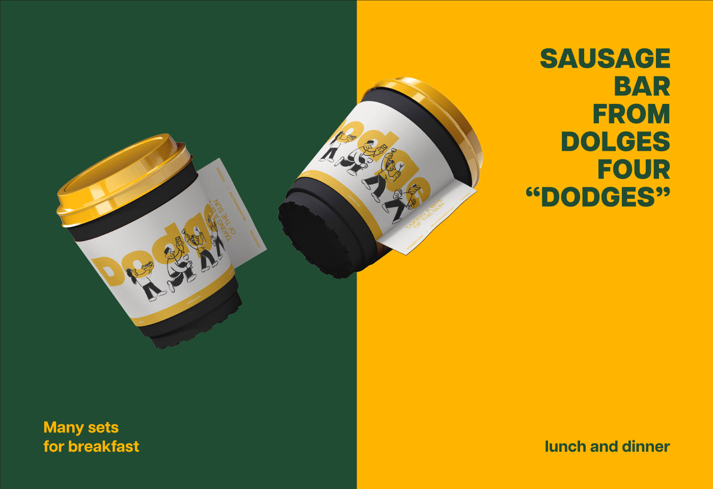 Sausage Bar Dodges Brand Identity — Изображение №8 — Брендинг, Графика на Dprofile